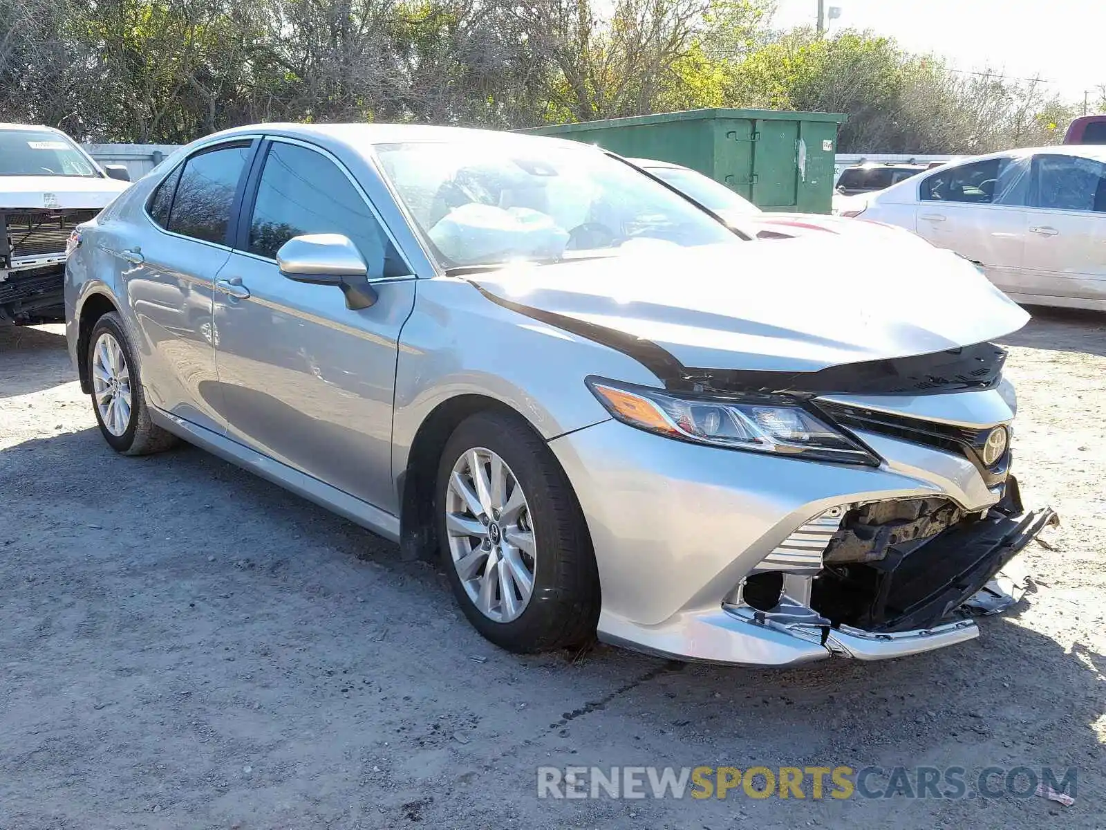 1 Photograph of a damaged car 4T1B11HKXKU778315 TOYOTA CAMRY 2019