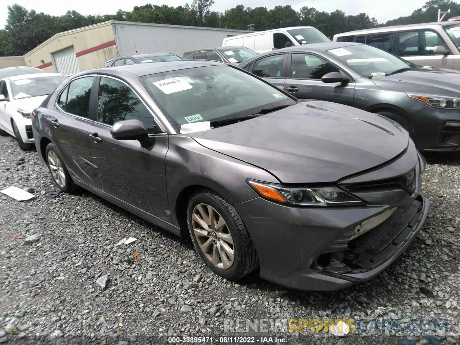 1 Photograph of a damaged car 4T1B11HKXKU789105 TOYOTA CAMRY 2019