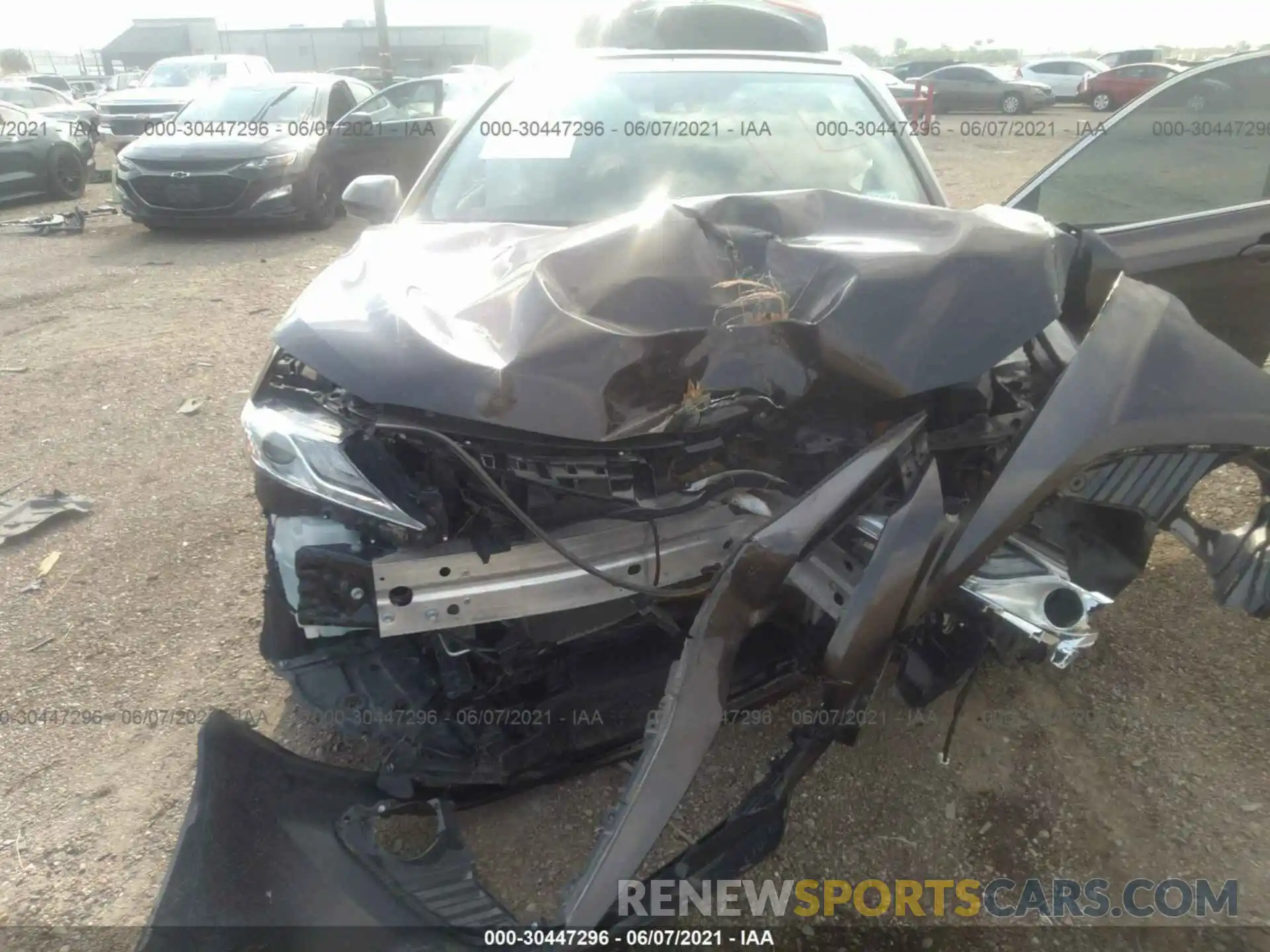 6 Photograph of a damaged car 4T1B11HKXKU800314 TOYOTA CAMRY 2019