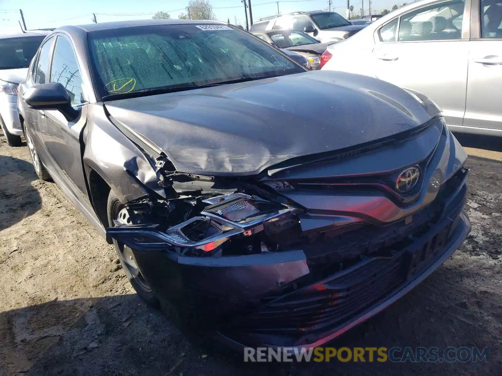 1 Photograph of a damaged car 4T1B11HKXKU804069 TOYOTA CAMRY 2019