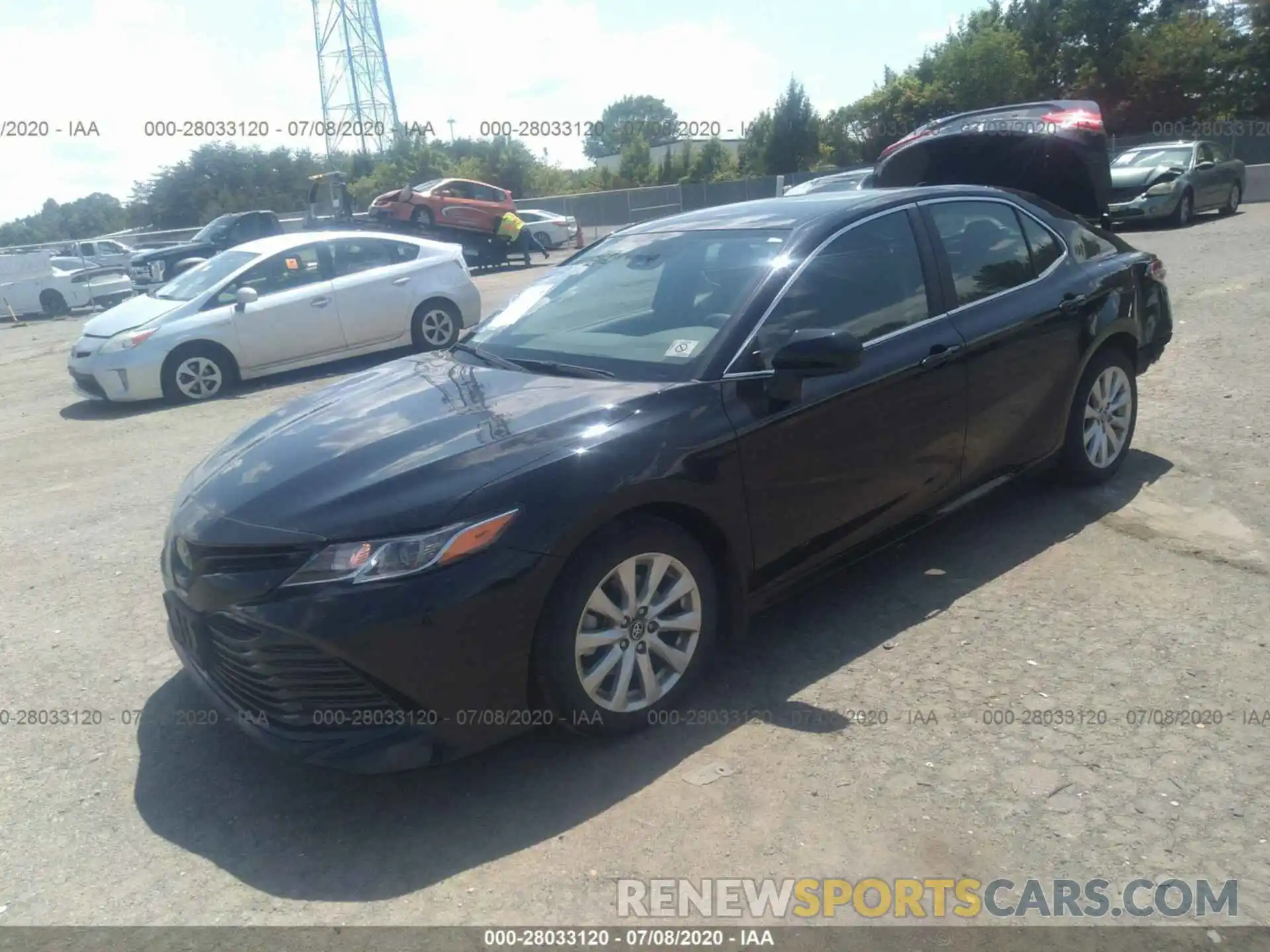 2 Photograph of a damaged car 4T1B11HKXKU805335 TOYOTA CAMRY 2019