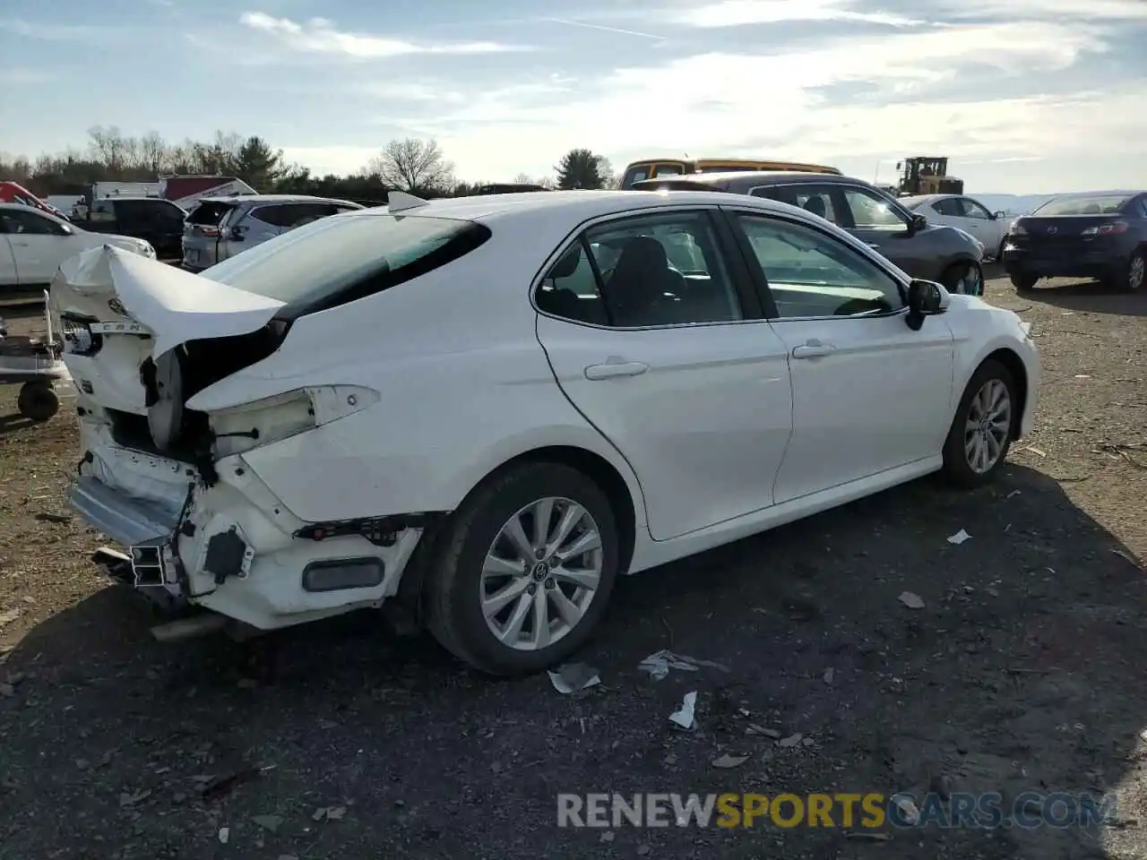 3 Photograph of a damaged car 4T1B11HKXKU817145 TOYOTA CAMRY 2019