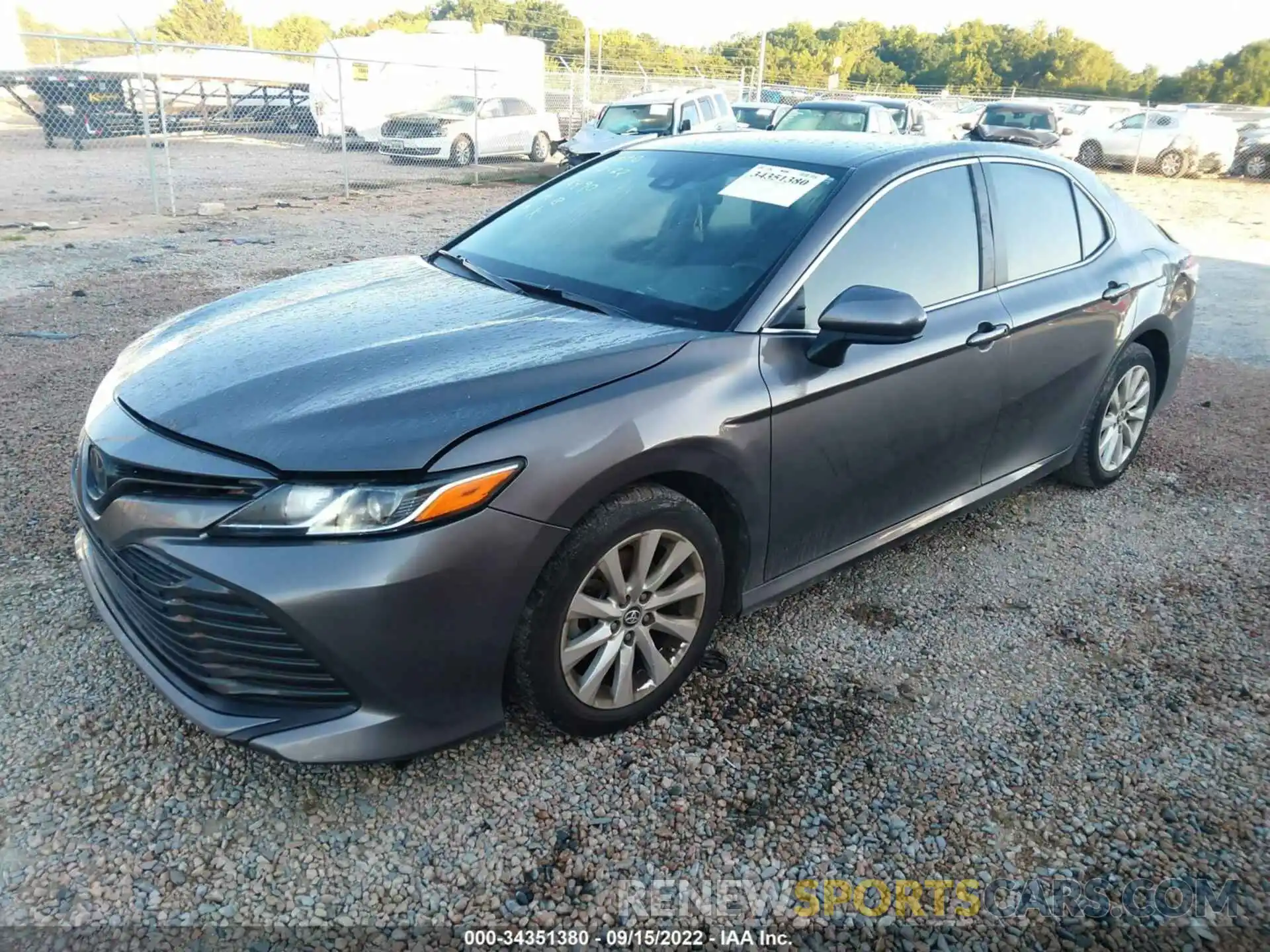 2 Photograph of a damaged car 4T1B11HKXKU818490 TOYOTA CAMRY 2019