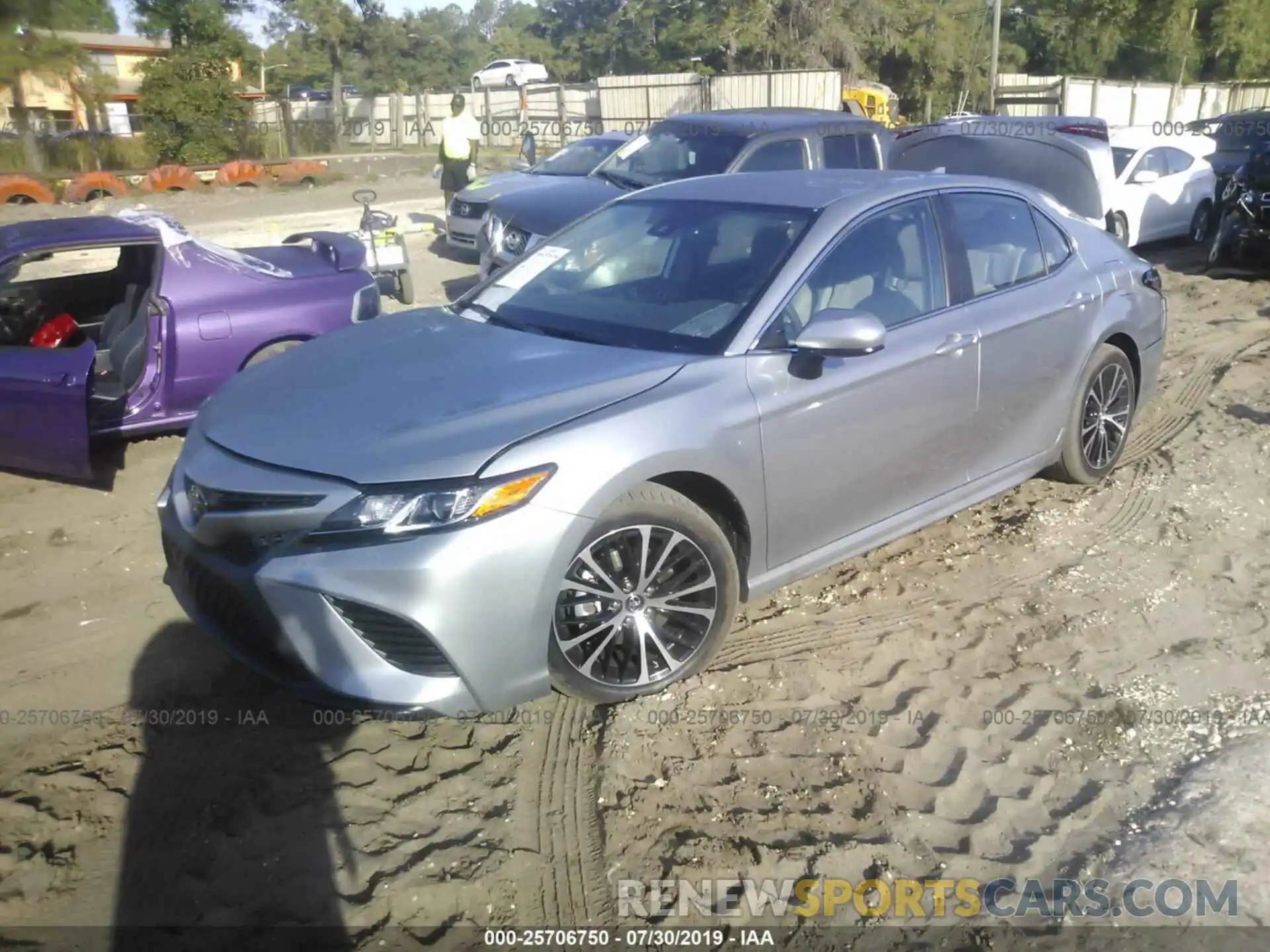 2 Photograph of a damaged car 4T1B11HKXKU822149 TOYOTA CAMRY 2019