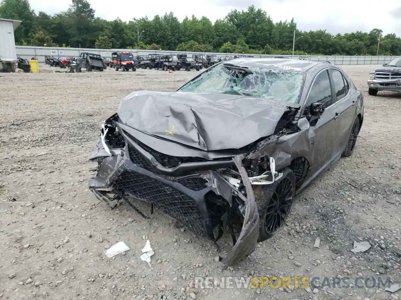 2 Photograph of a damaged car 4T1B11HKXKU833362 TOYOTA CAMRY 2019