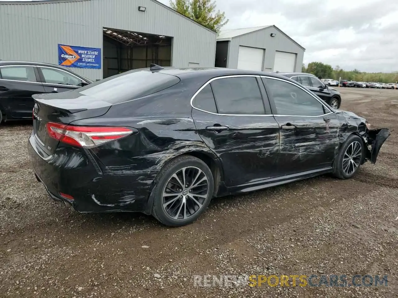 3 Photograph of a damaged car 4T1B11HKXKU843745 TOYOTA CAMRY 2019