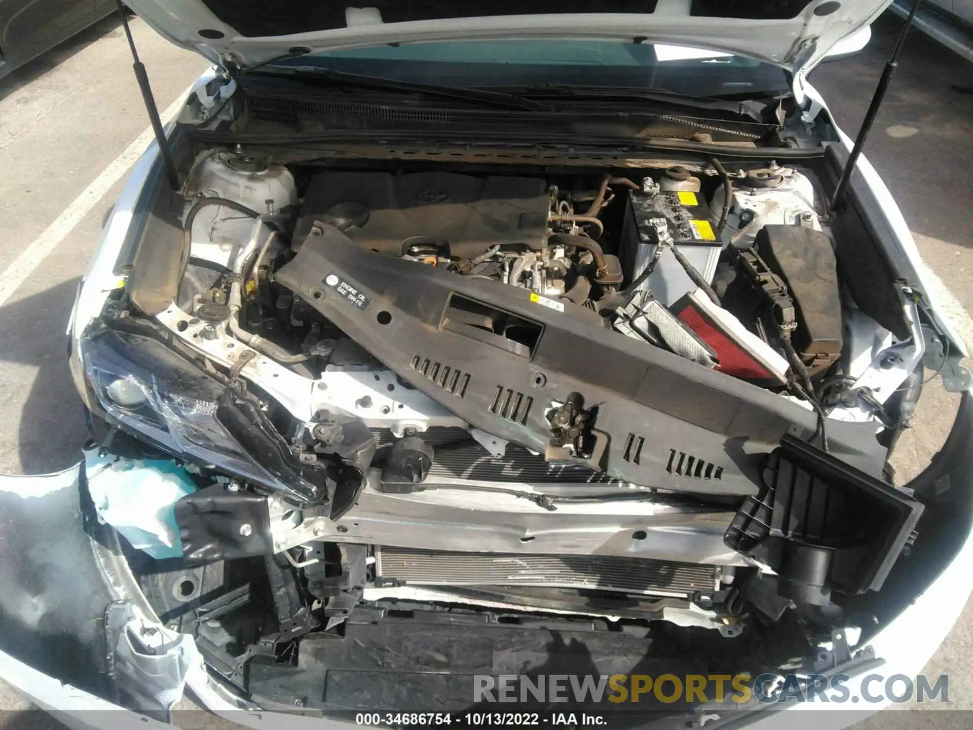 10 Photograph of a damaged car 4T1B11HKXKU845110 TOYOTA CAMRY 2019