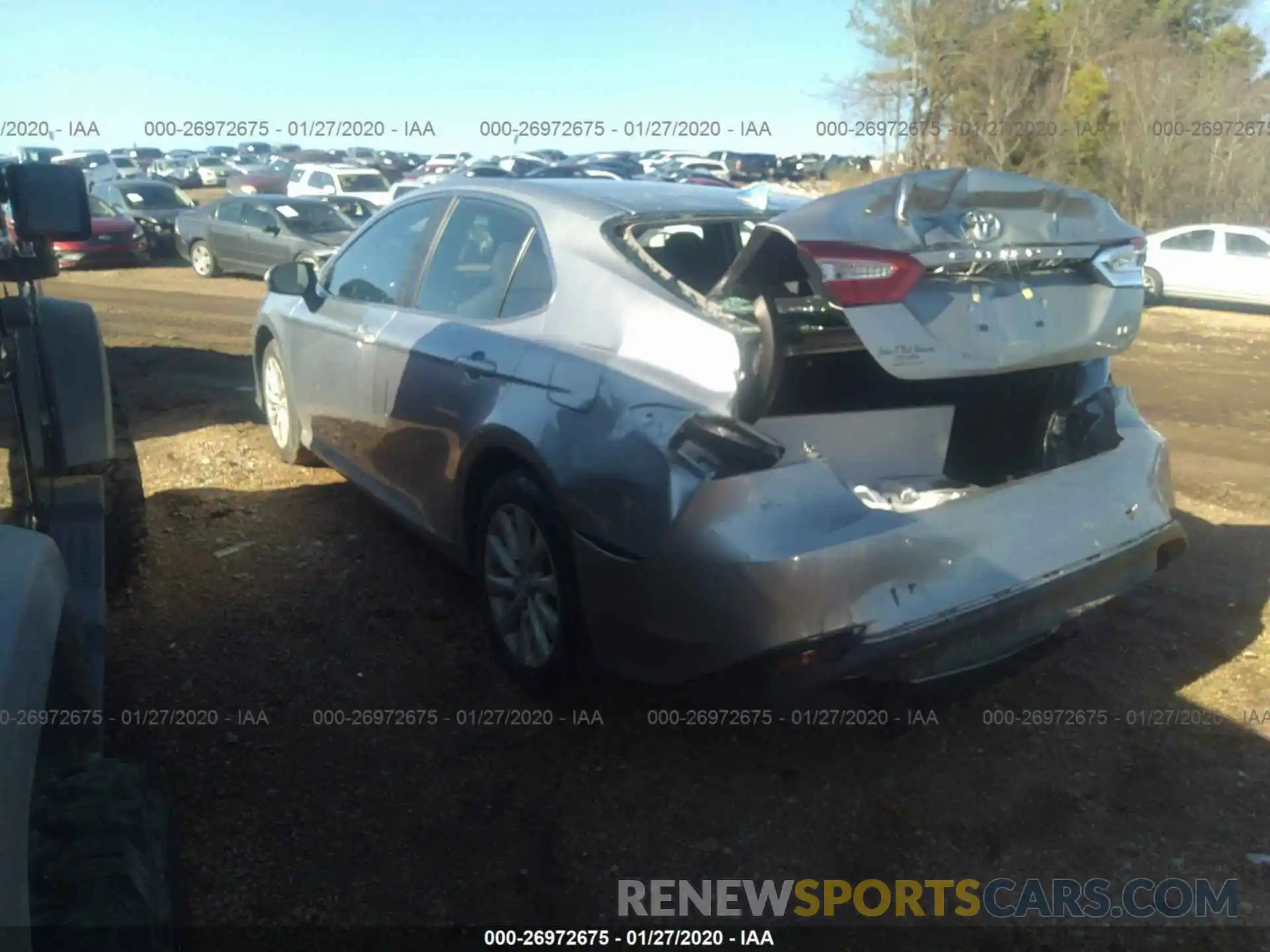 3 Photograph of a damaged car 4T1B11HKXKU845513 TOYOTA CAMRY 2019