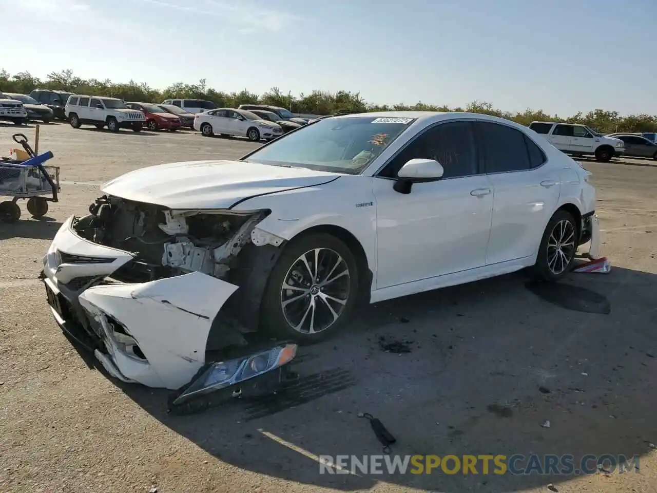 2 Photograph of a damaged car 4T1B21HK0KU511973 TOYOTA CAMRY 2019