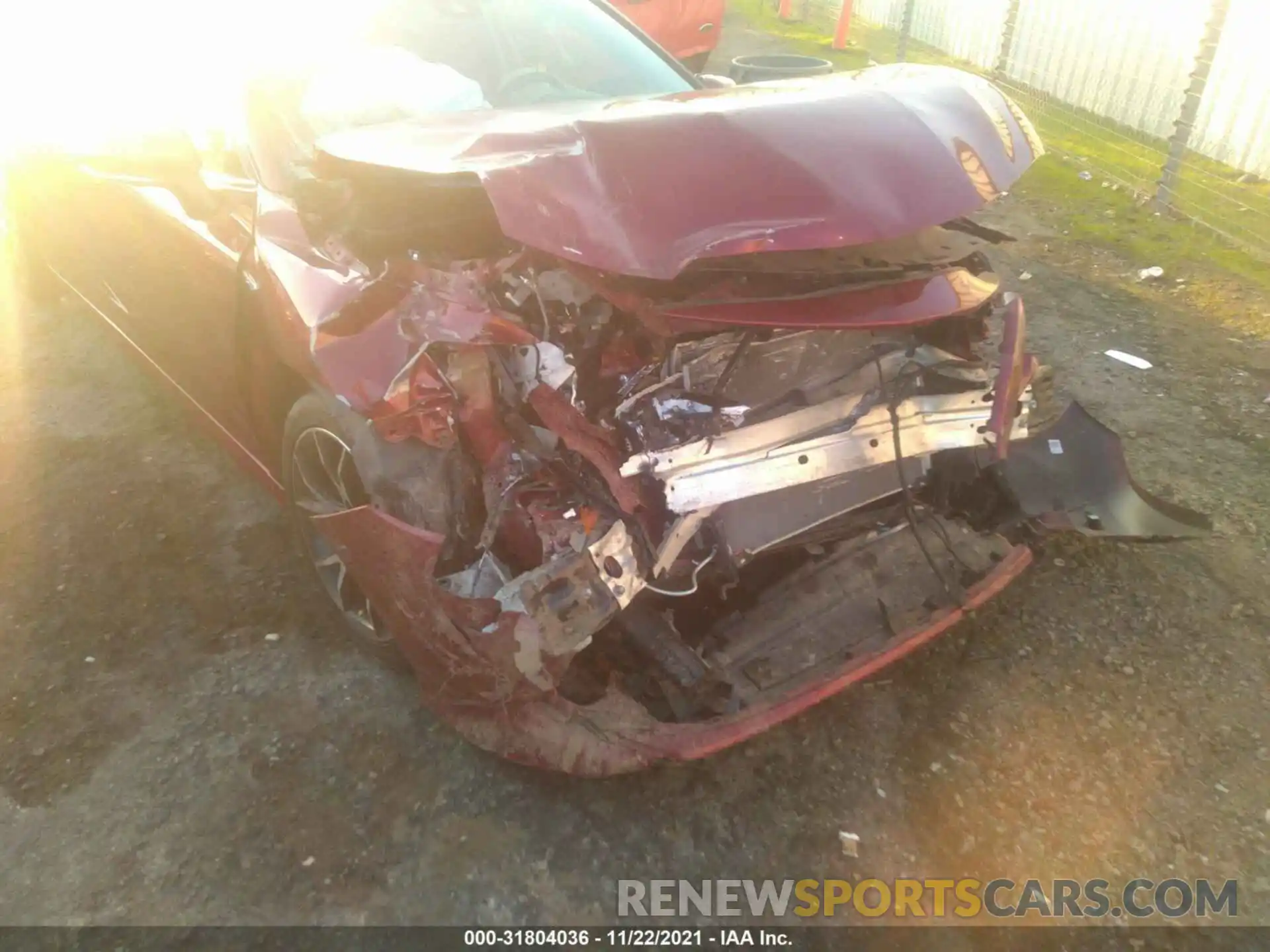 6 Photograph of a damaged car 4T1B21HK0KU521029 TOYOTA CAMRY 2019