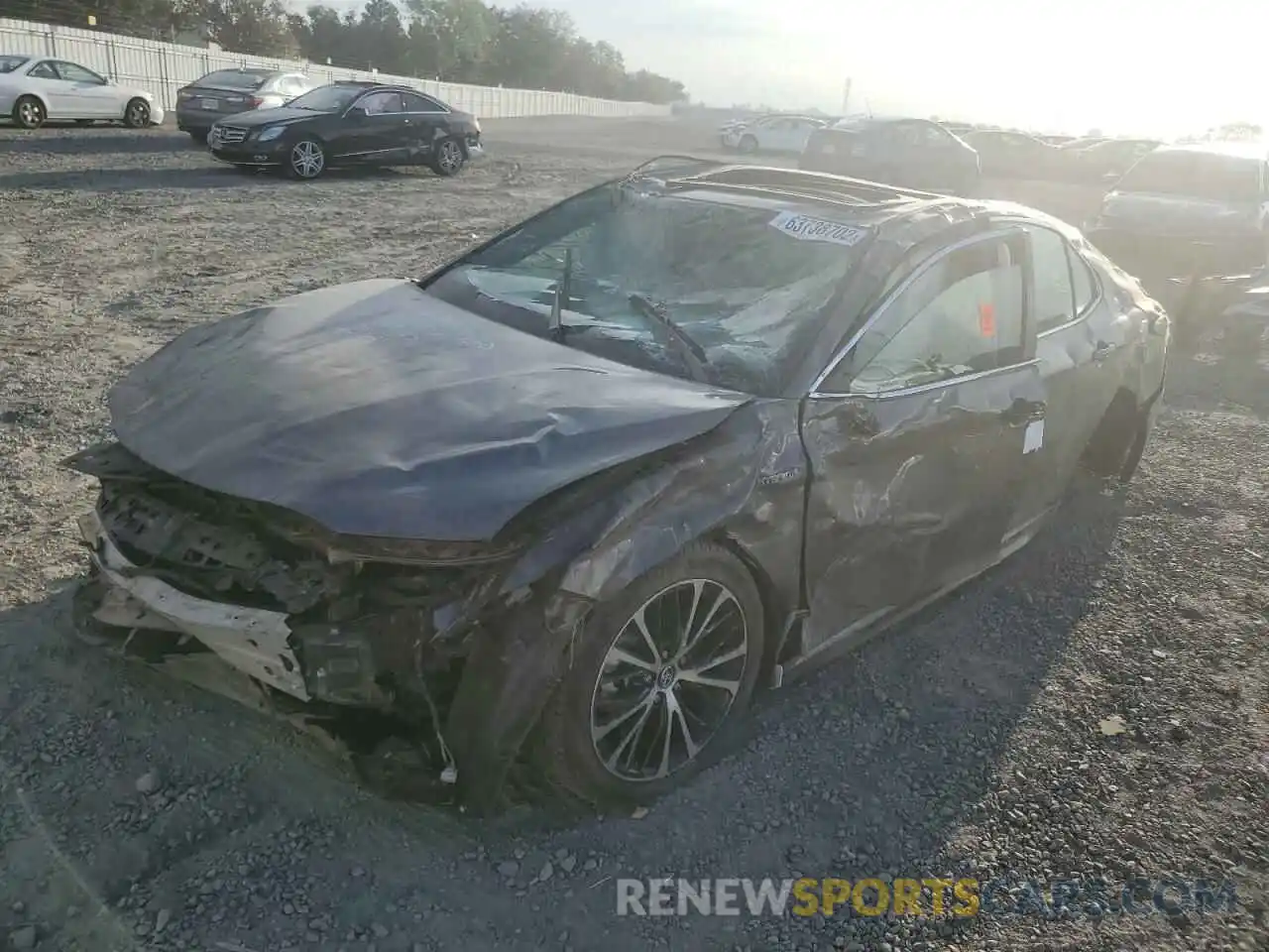 2 Photograph of a damaged car 4T1B21HK2KU517242 TOYOTA CAMRY 2019