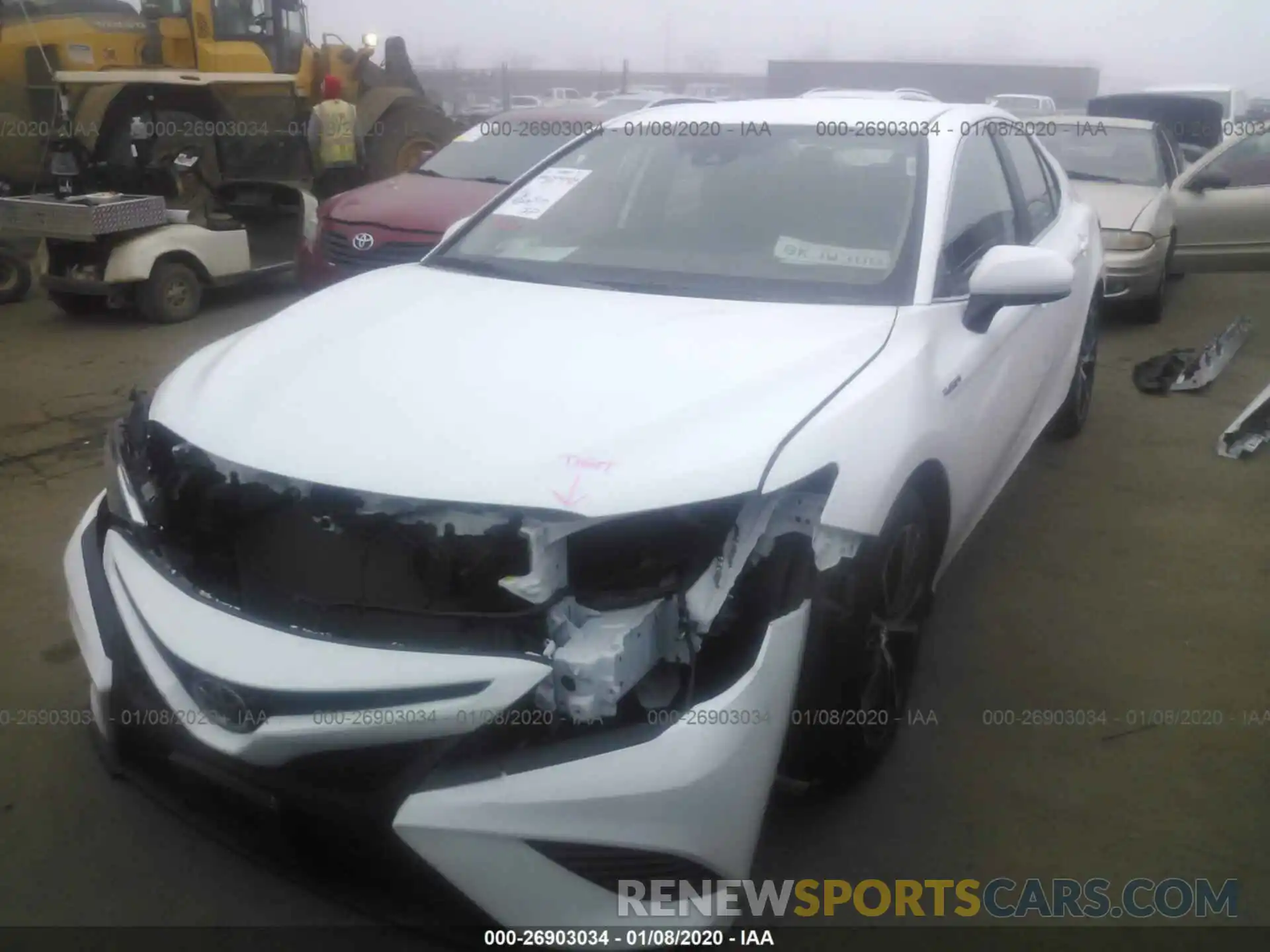 2 Photograph of a damaged car 4T1B21HK2KU519251 TOYOTA CAMRY 2019