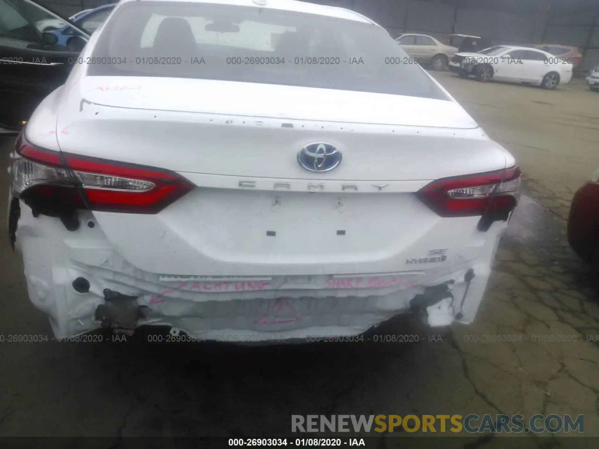 6 Photograph of a damaged car 4T1B21HK2KU519251 TOYOTA CAMRY 2019