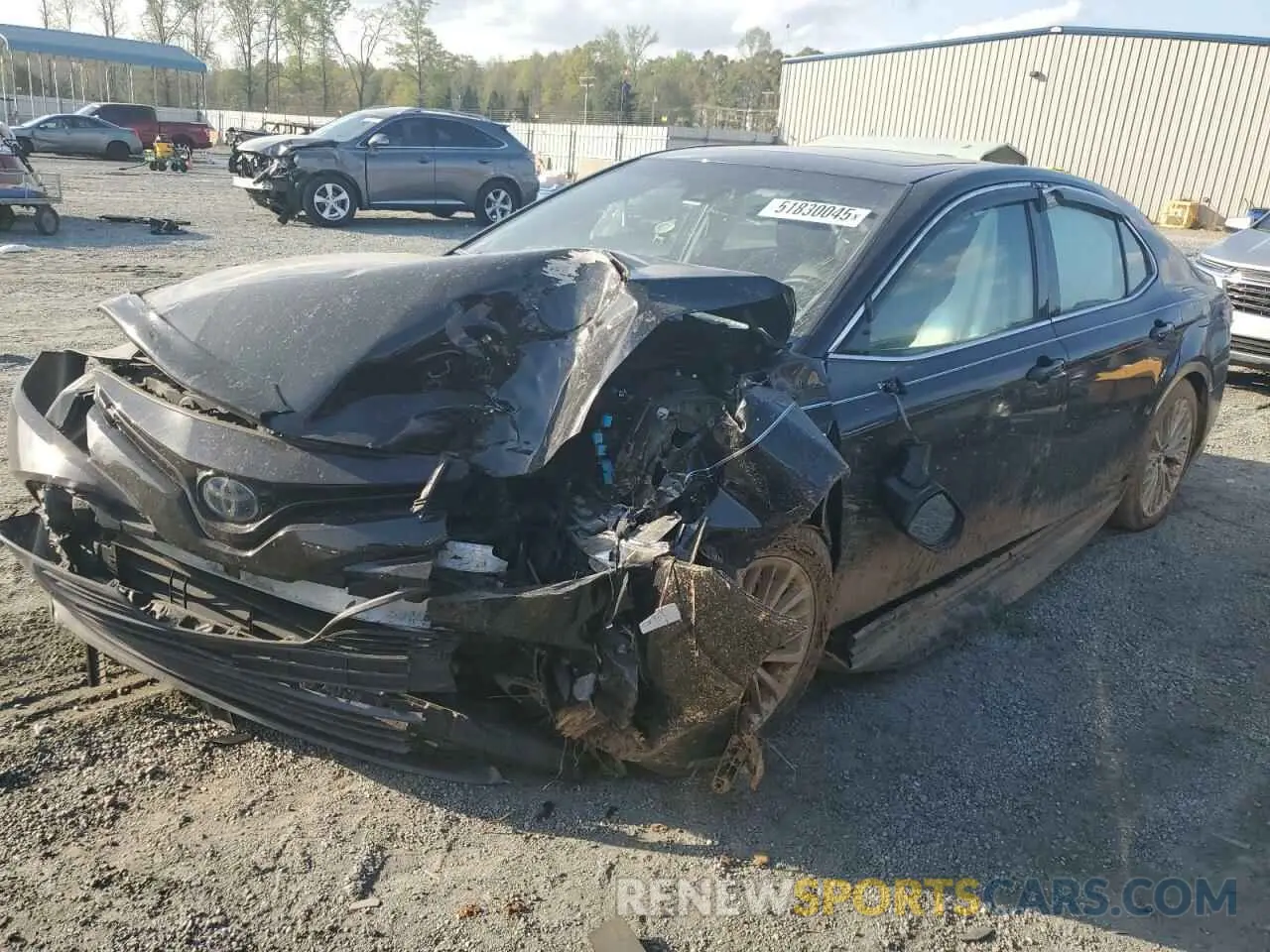 1 Photograph of a damaged car 4T1B21HK2KU519539 TOYOTA CAMRY 2019