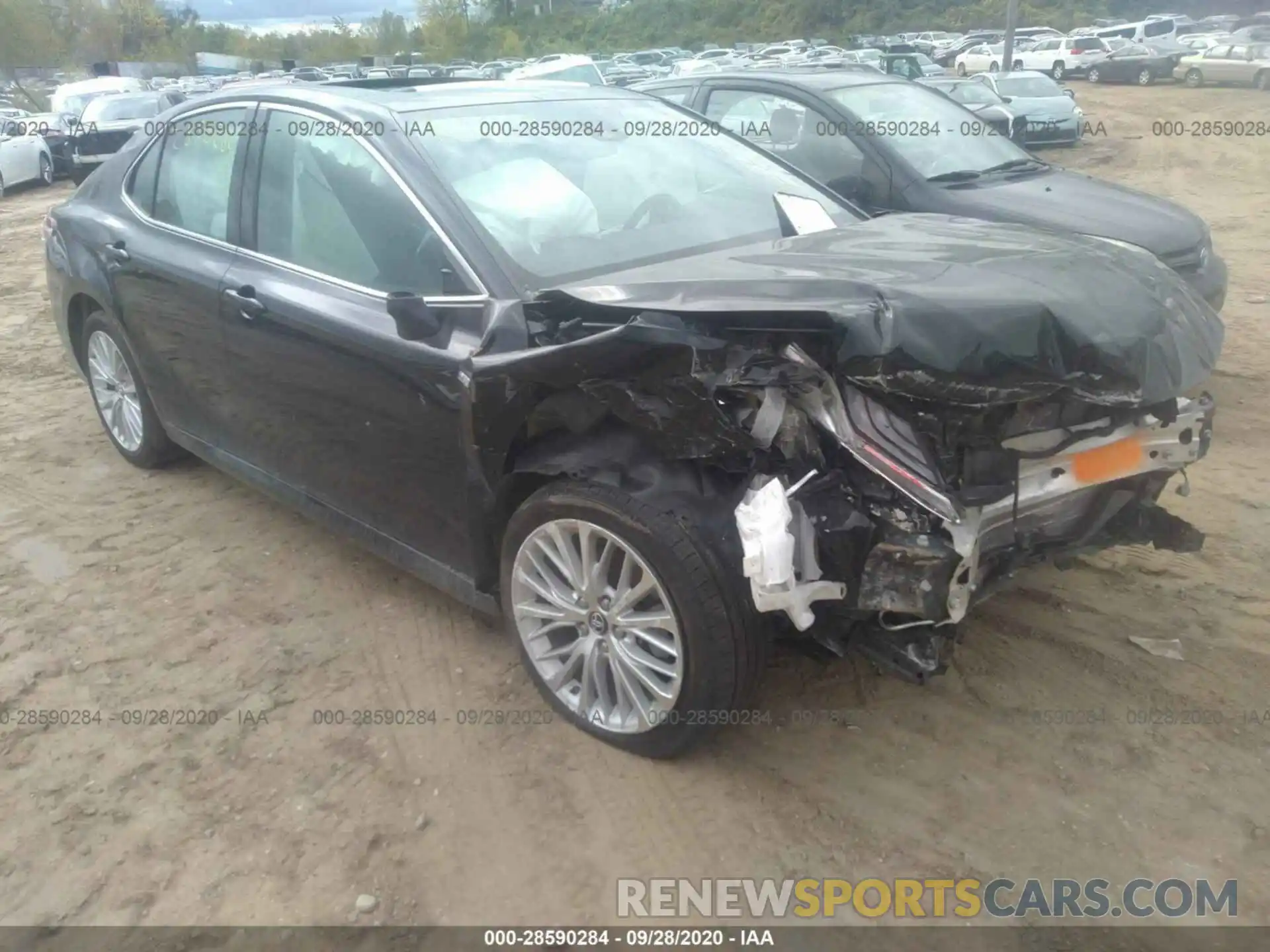 1 Photograph of a damaged car 4T1B21HK3KU011435 TOYOTA CAMRY 2019