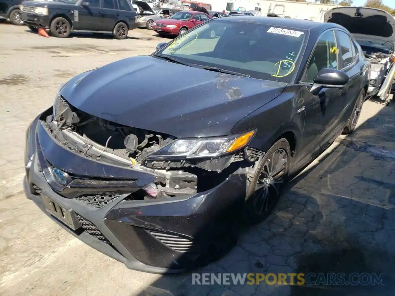 2 Photograph of a damaged car 4T1B21HK3KU511661 TOYOTA CAMRY 2019