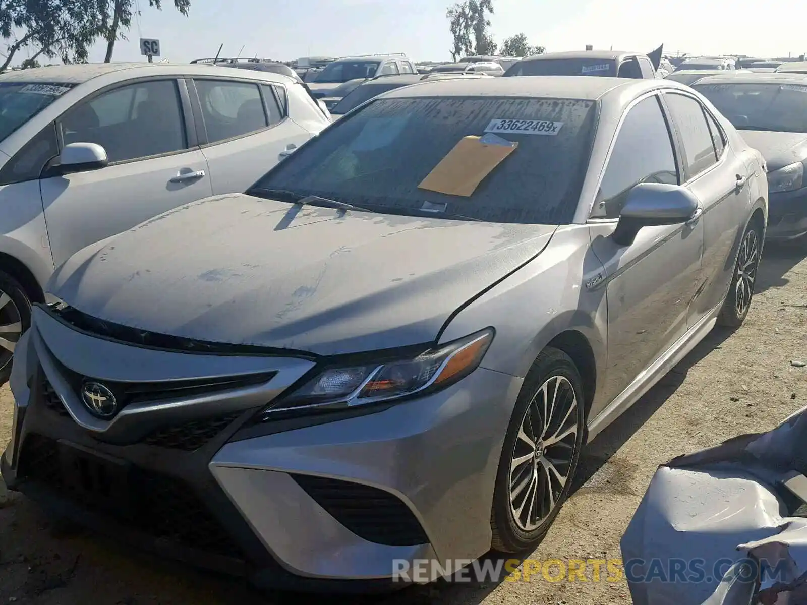 2 Photograph of a damaged car 4T1B21HK3KU515094 TOYOTA CAMRY 2019