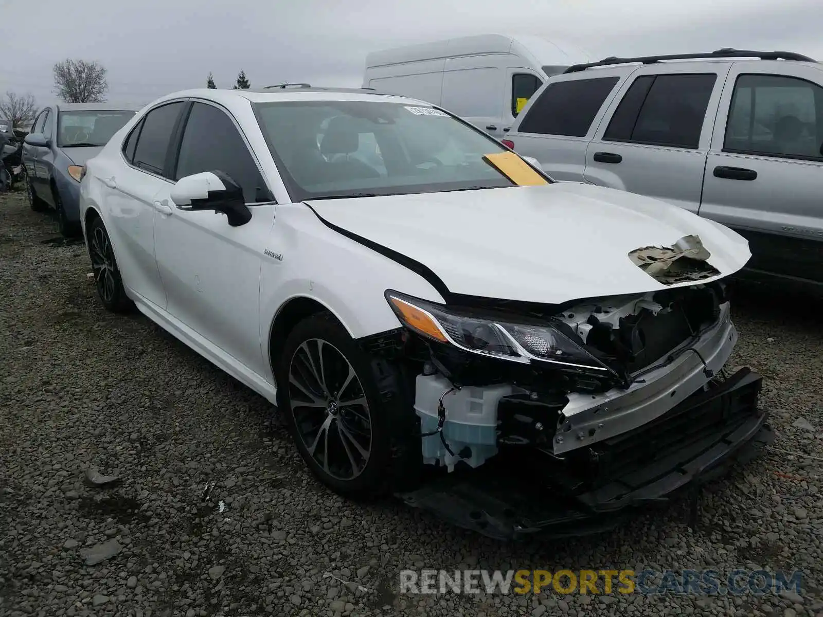 1 Photograph of a damaged car 4T1B21HK3KU521249 TOYOTA CAMRY 2019