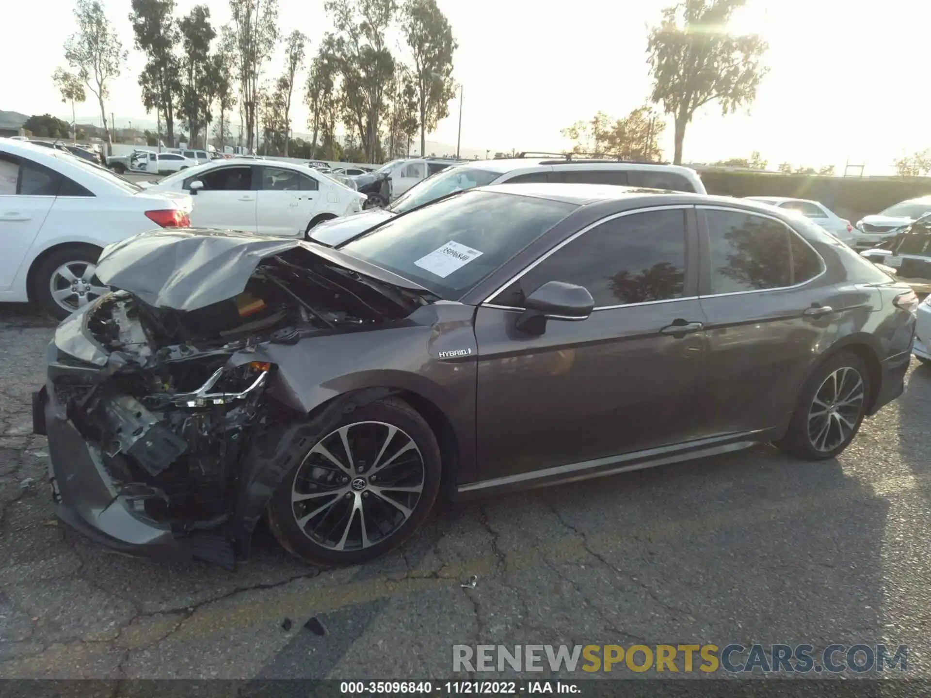 2 Photograph of a damaged car 4T1B21HK4KU517730 TOYOTA CAMRY 2019