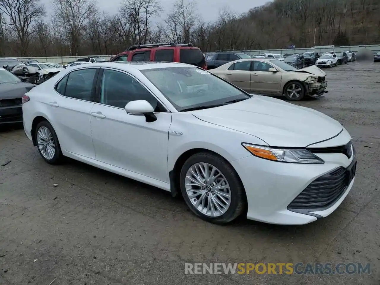 4 Photograph of a damaged car 4T1B21HK4KU520840 TOYOTA CAMRY 2019