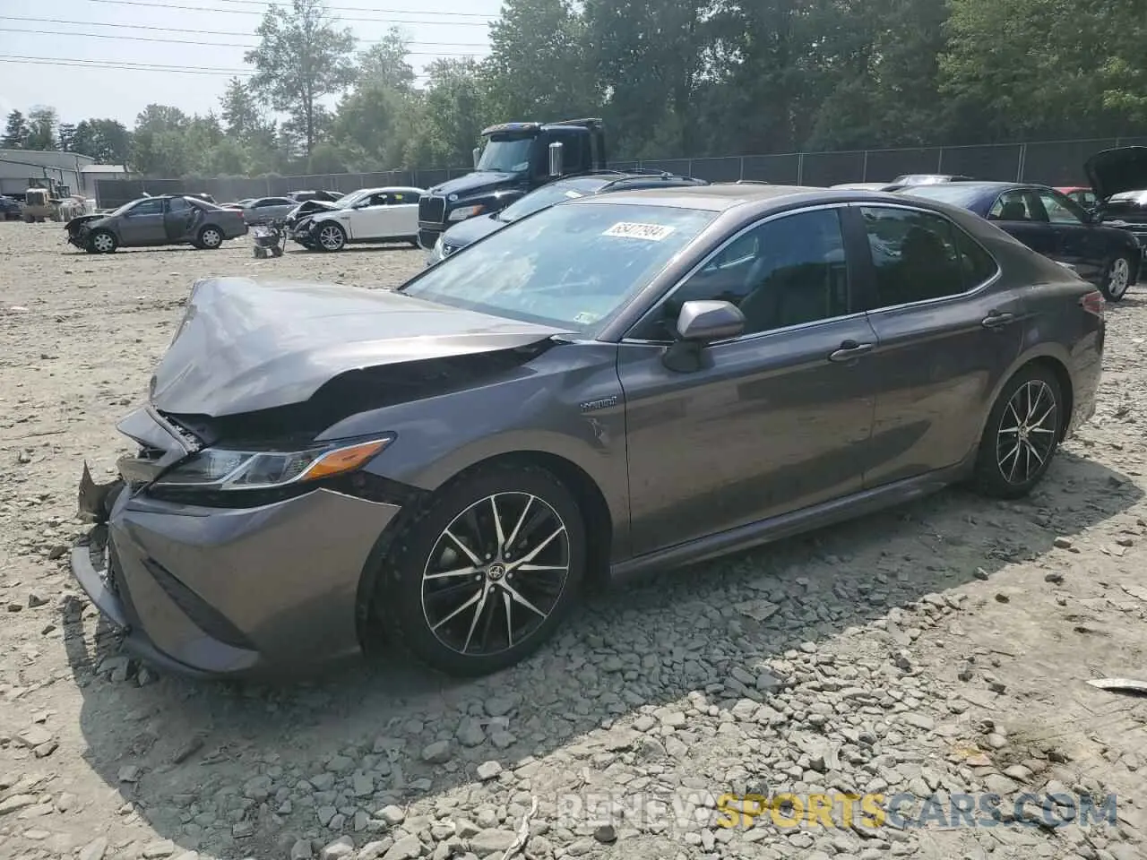 1 Photograph of a damaged car 4T1B21HK7KU012524 TOYOTA CAMRY 2019