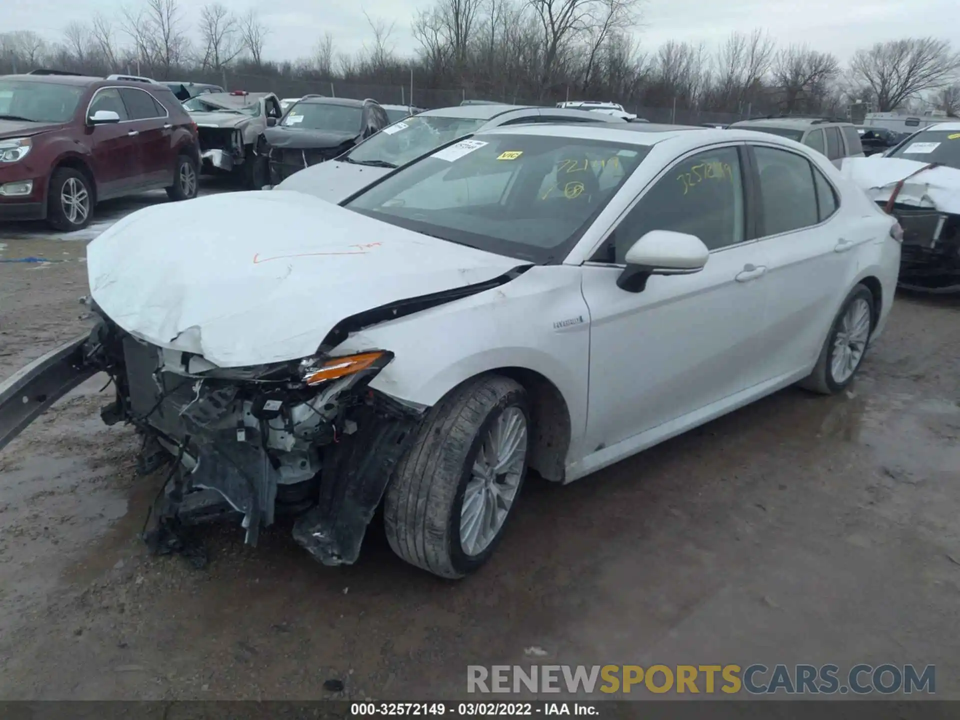 2 Photograph of a damaged car 4T1B21HK7KU512201 TOYOTA CAMRY 2019