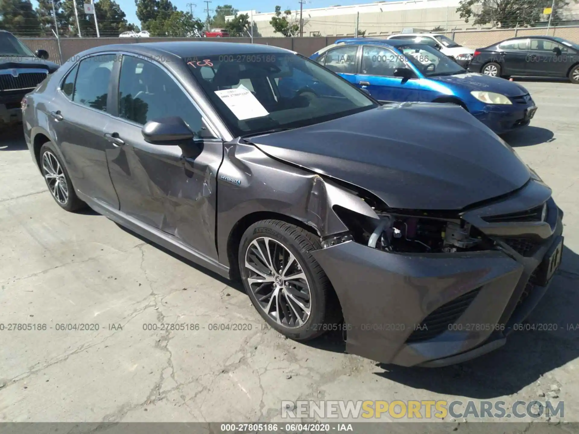 1 Photograph of a damaged car 4T1B21HK7KU515115 TOYOTA CAMRY 2019