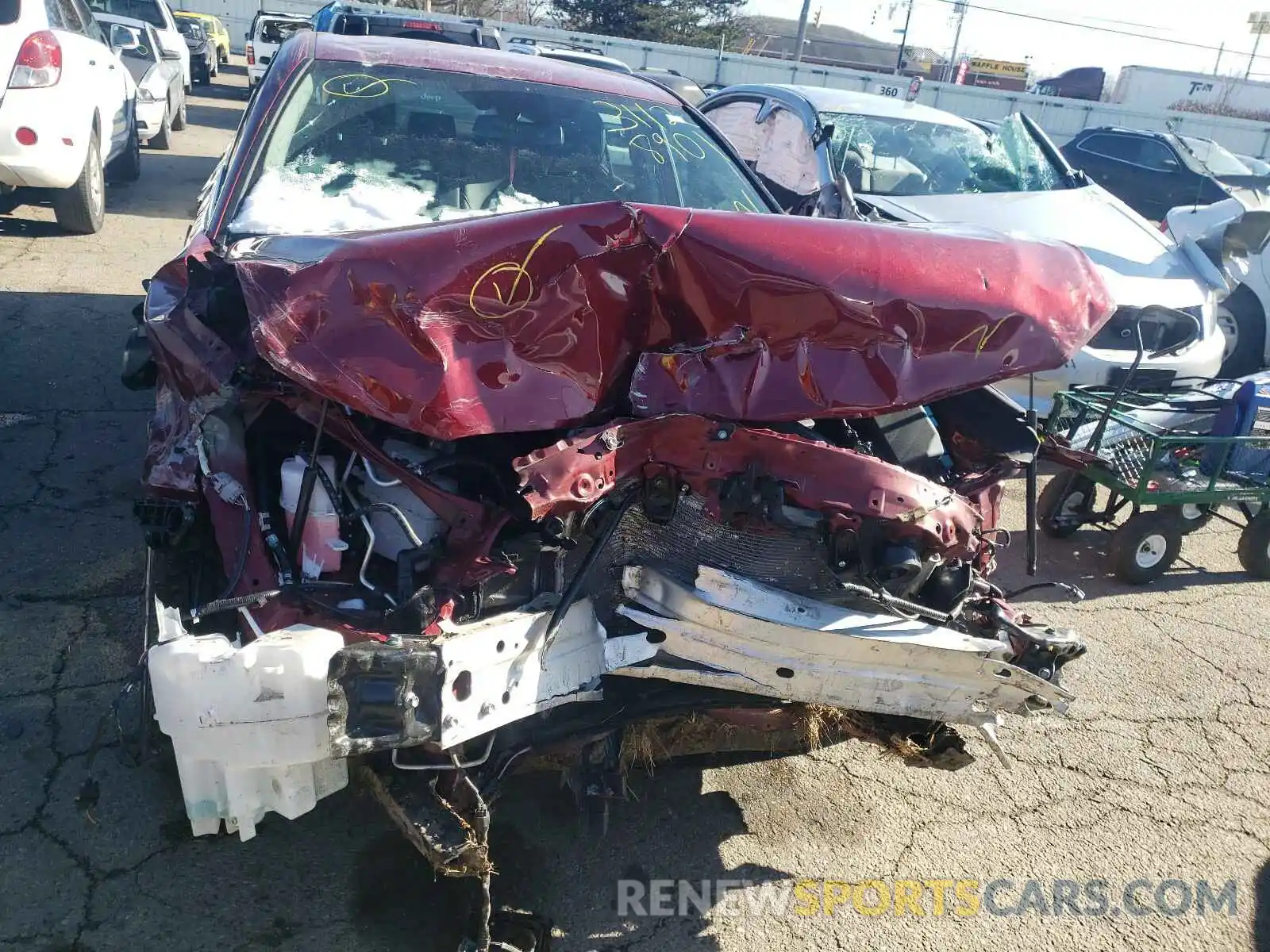 9 Photograph of a damaged car 4T1B21HK7KU518547 TOYOTA CAMRY 2019