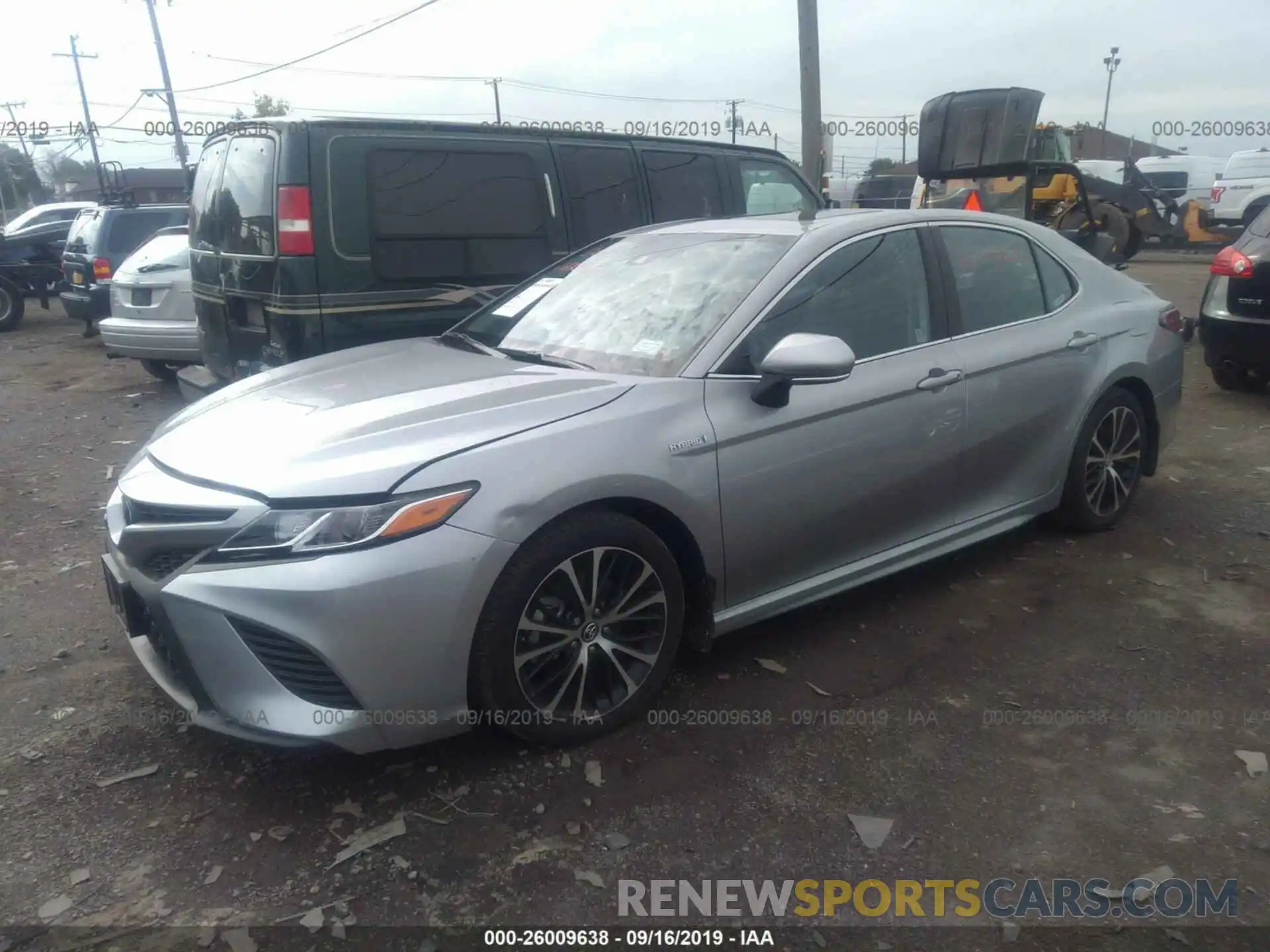 2 Photograph of a damaged car 4T1B21HK8KU514345 TOYOTA CAMRY 2019