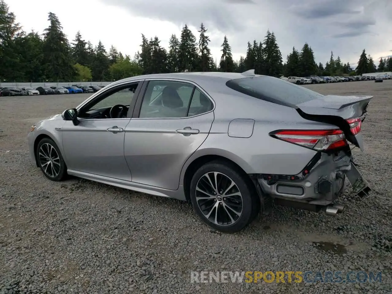 2 Photograph of a damaged car 4T1B21HKXKU511706 TOYOTA CAMRY 2019