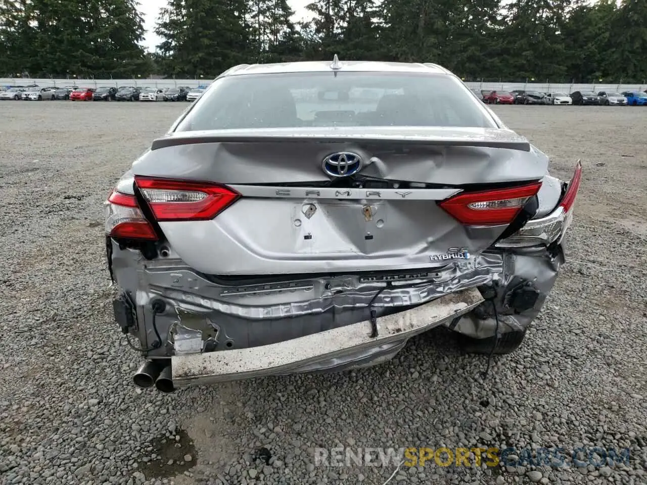 6 Photograph of a damaged car 4T1B21HKXKU511706 TOYOTA CAMRY 2019