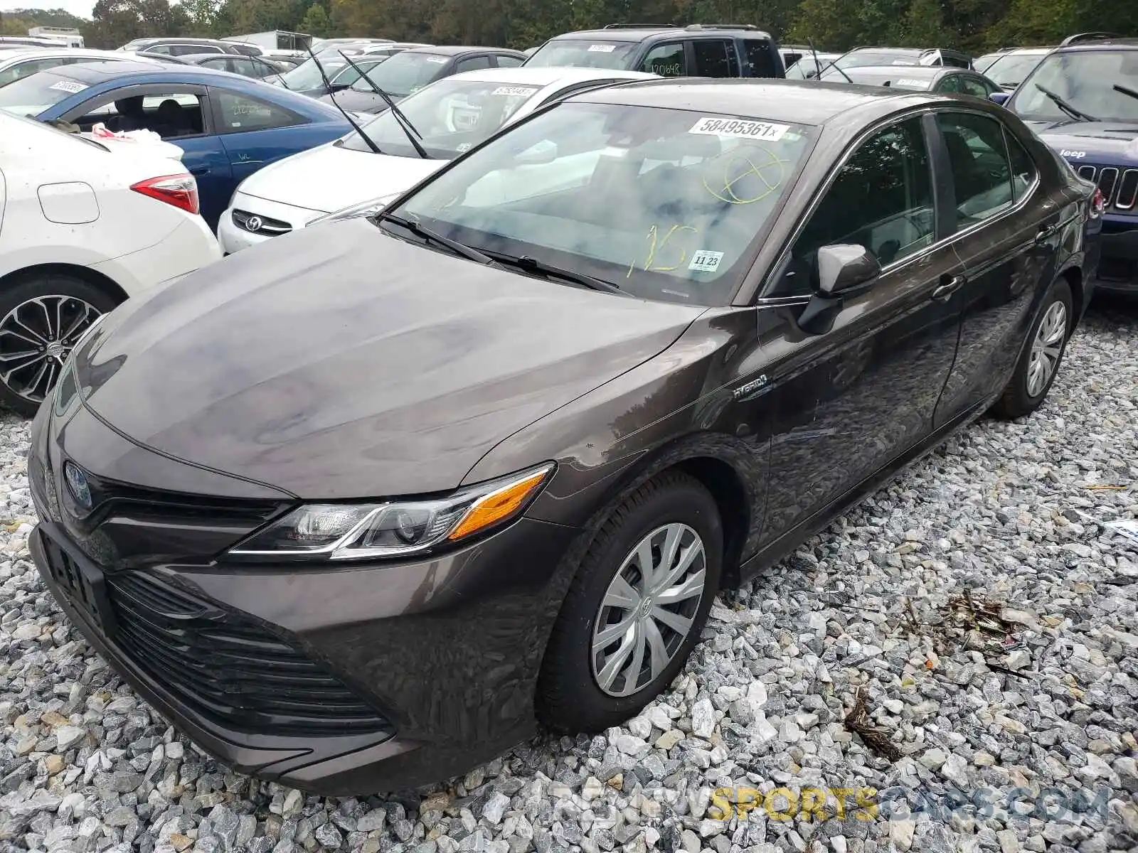 2 Photograph of a damaged car 4T1B31HK0KU509489 TOYOTA CAMRY 2019