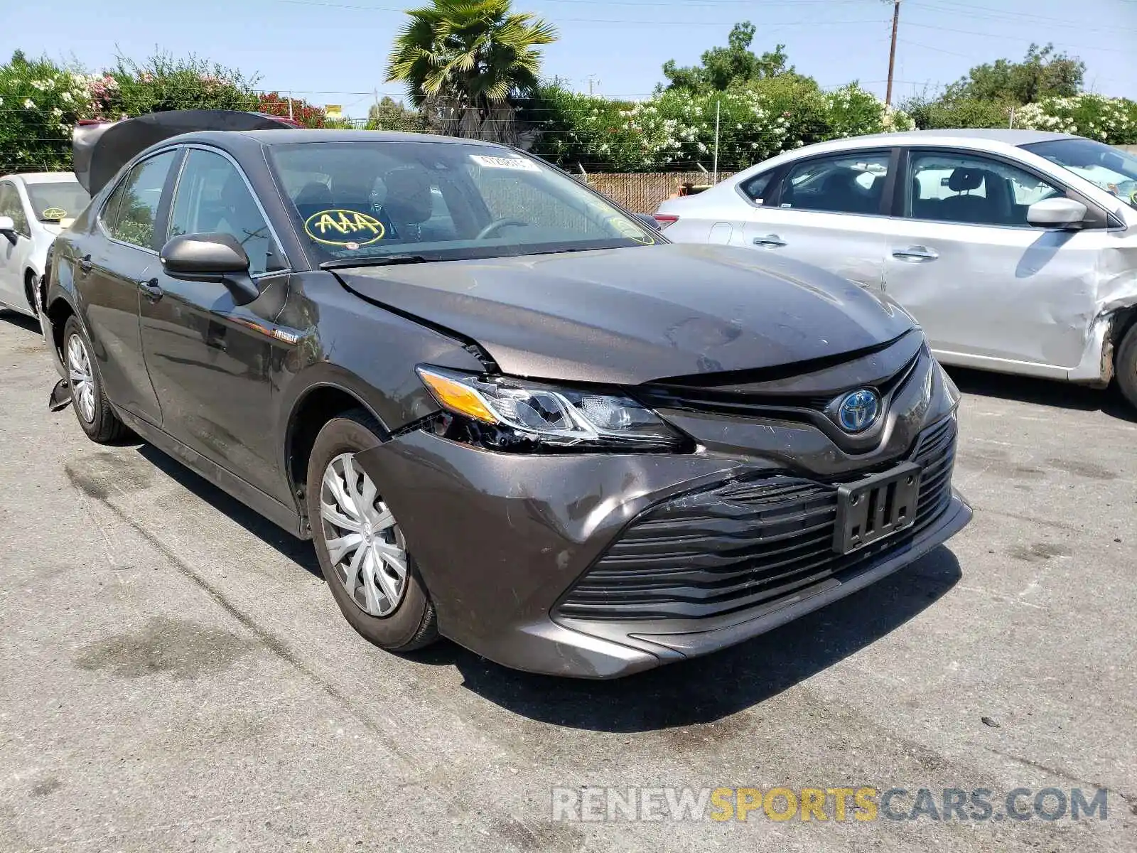 1 Photograph of a damaged car 4T1B31HK0KU514319 TOYOTA CAMRY 2019