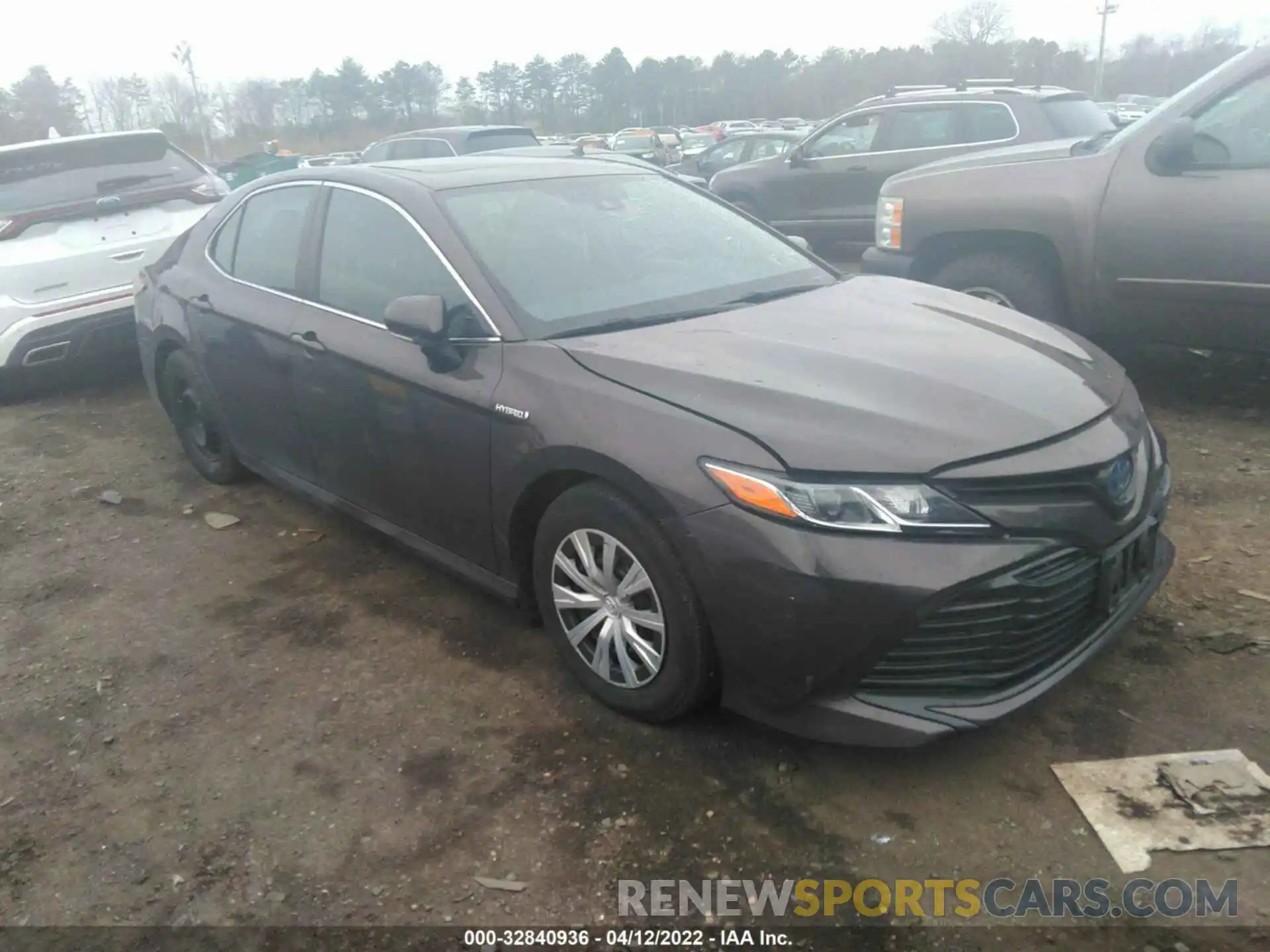 1 Photograph of a damaged car 4T1B31HK1KU008059 TOYOTA CAMRY 2019