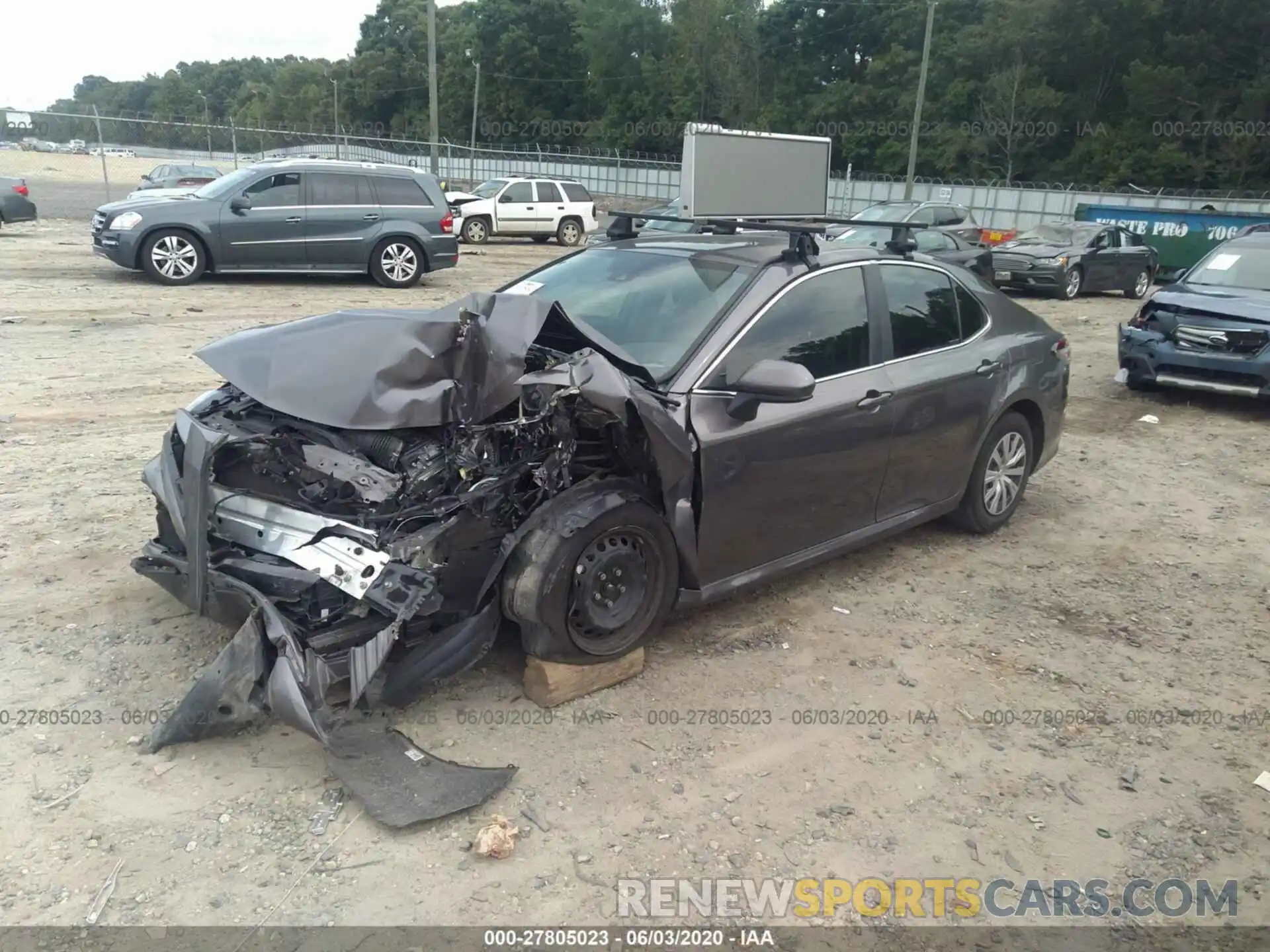 2 Photograph of a damaged car 4T1B31HK1KU509503 TOYOTA CAMRY 2019