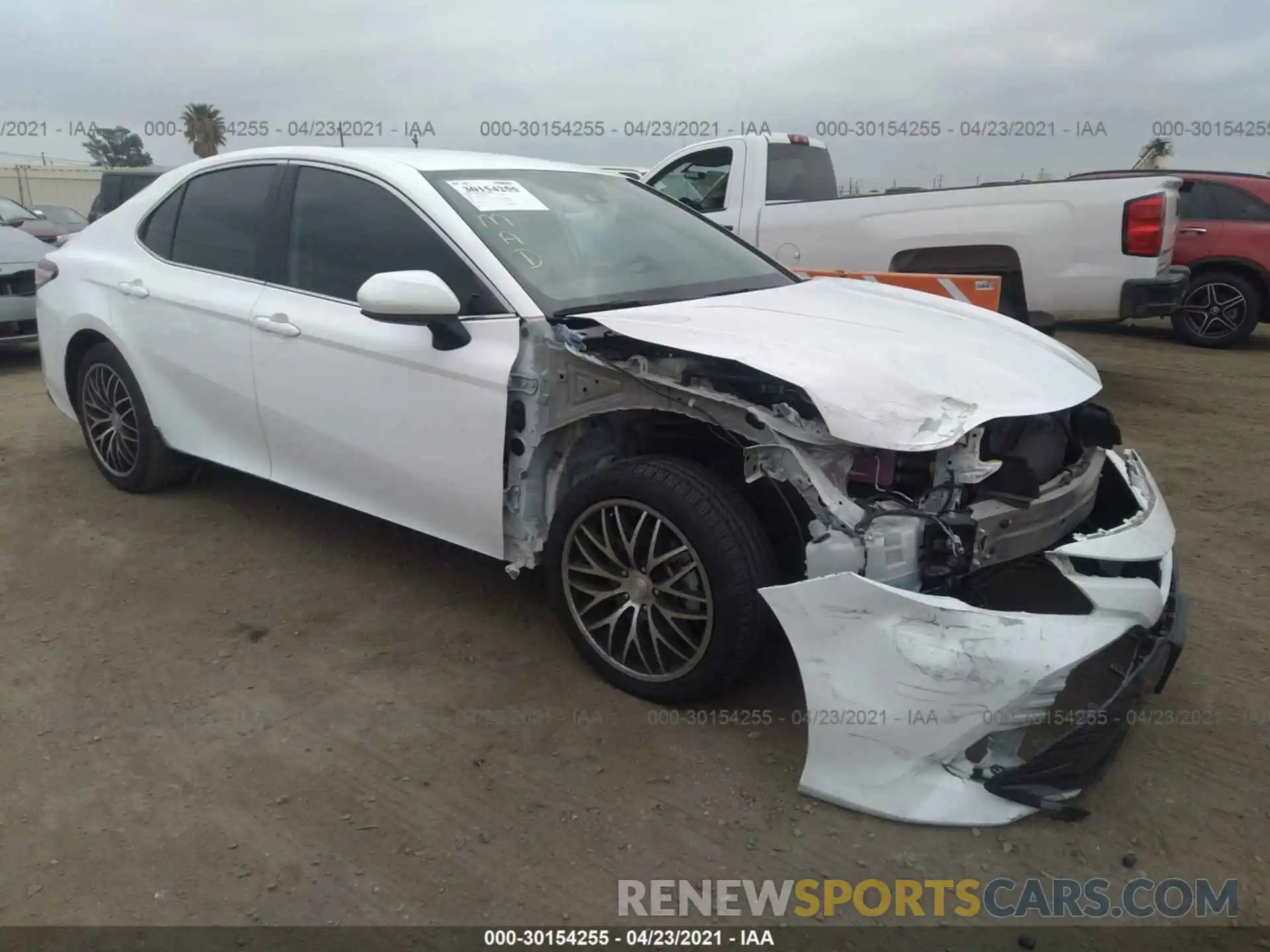 1 Photograph of a damaged car 4T1B31HK1KU509534 TOYOTA CAMRY 2019