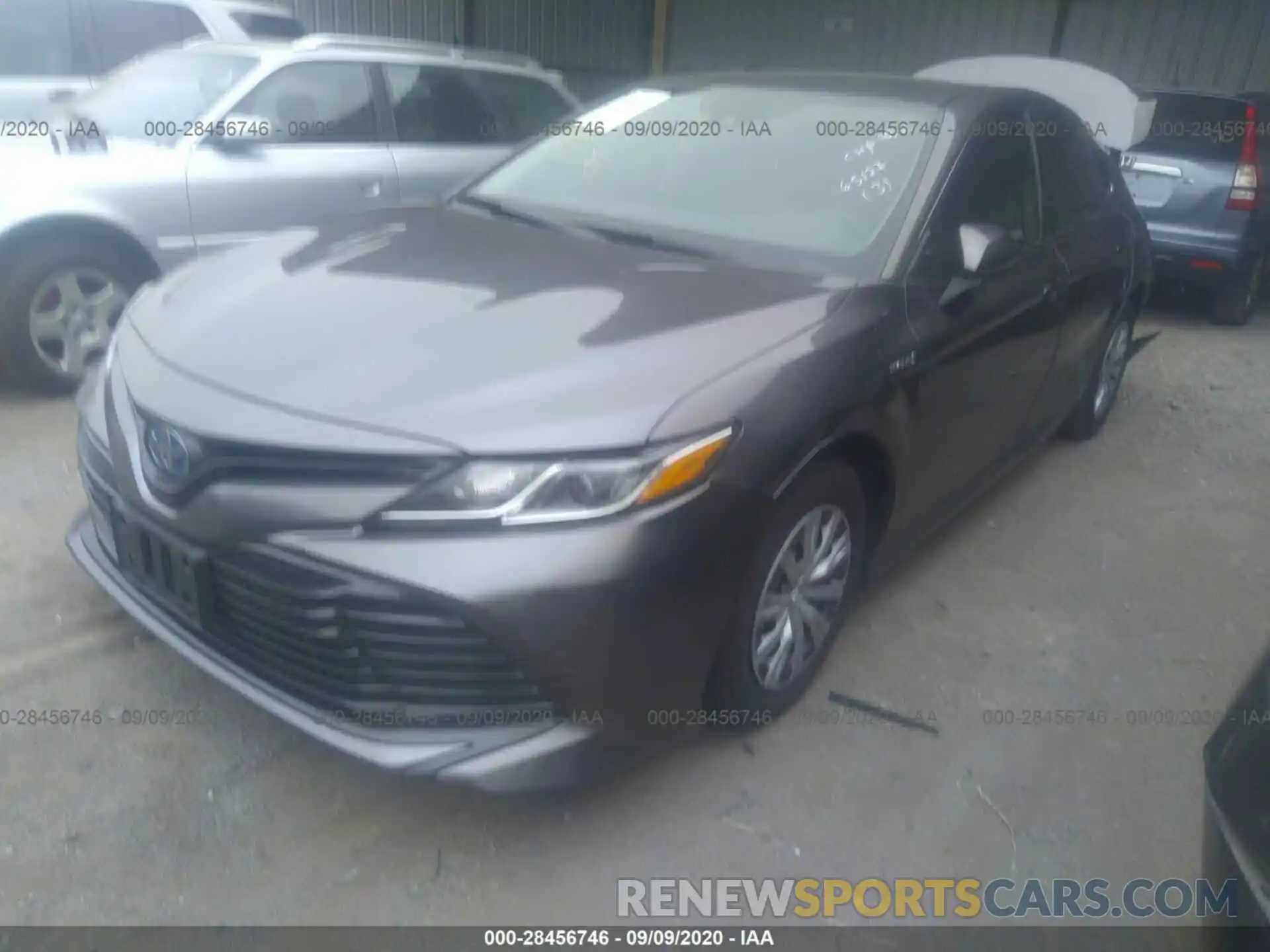 2 Photograph of a damaged car 4T1B31HK1KU514619 TOYOTA CAMRY 2019