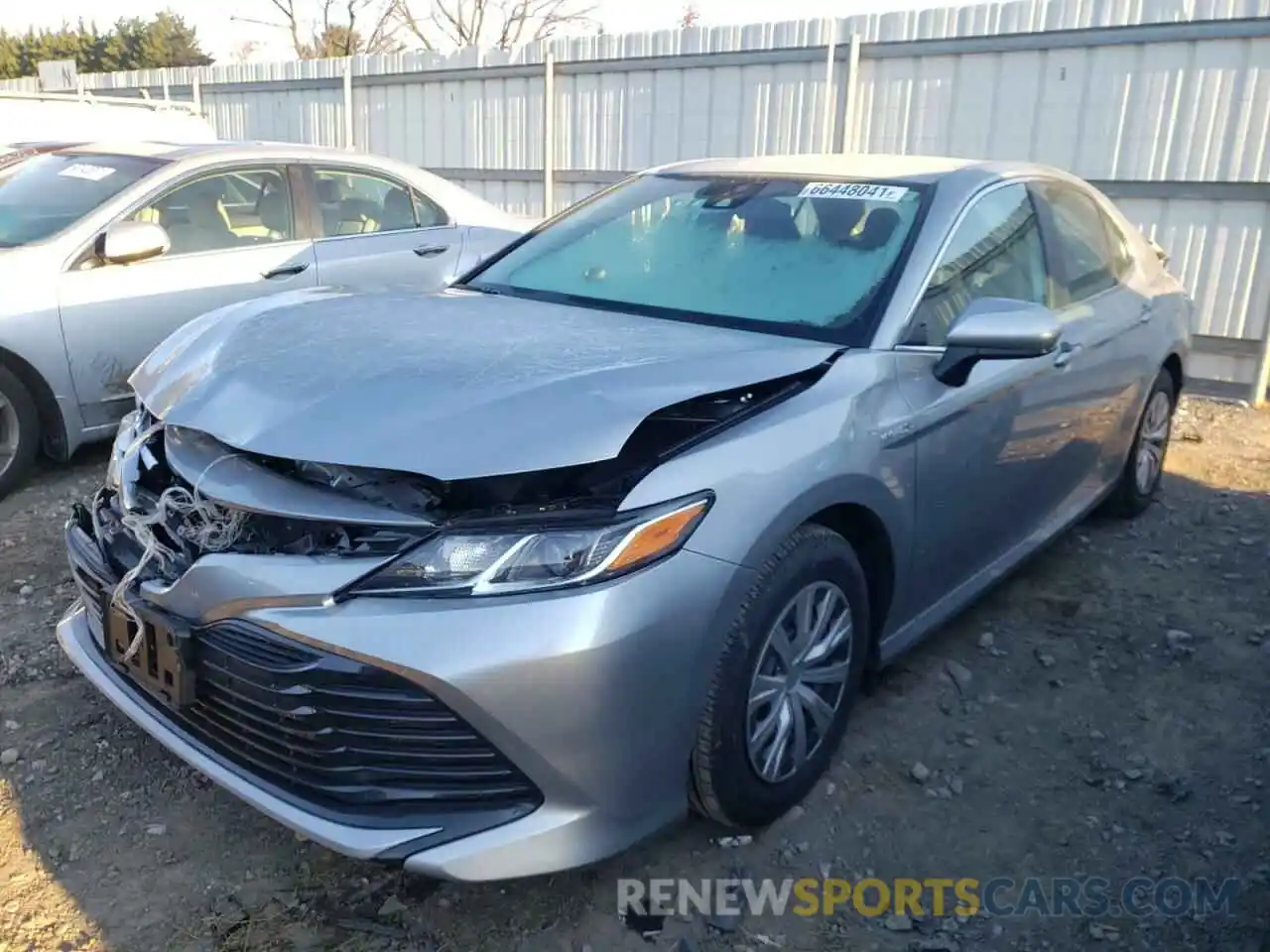 2 Photograph of a damaged car 4T1B31HK1KU517472 TOYOTA CAMRY 2019