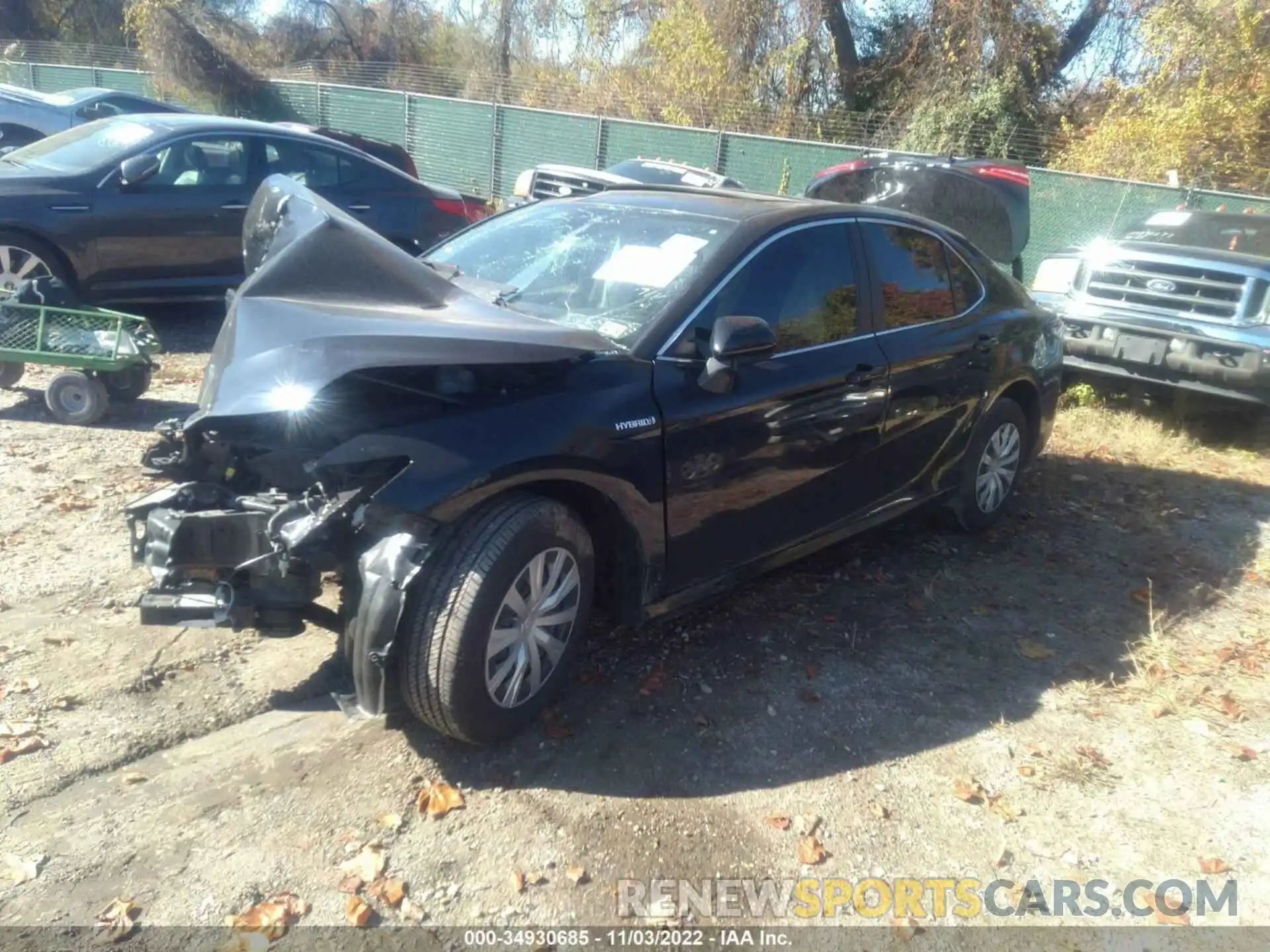 2 Photograph of a damaged car 4T1B31HK2KU510773 TOYOTA CAMRY 2019