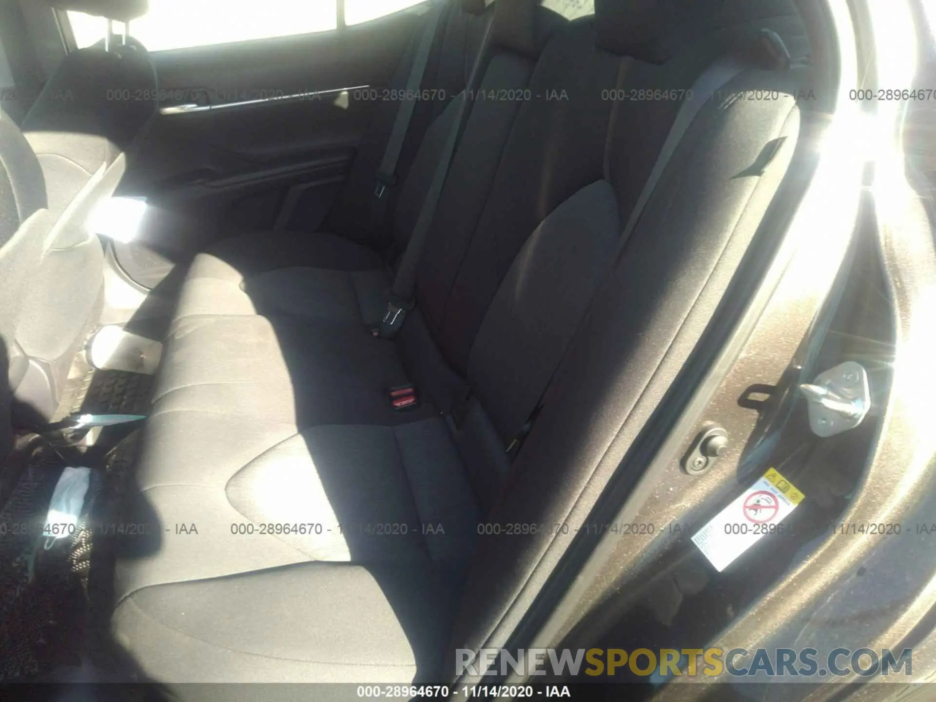 8 Photograph of a damaged car 4T1B31HK2KU513849 TOYOTA CAMRY 2019