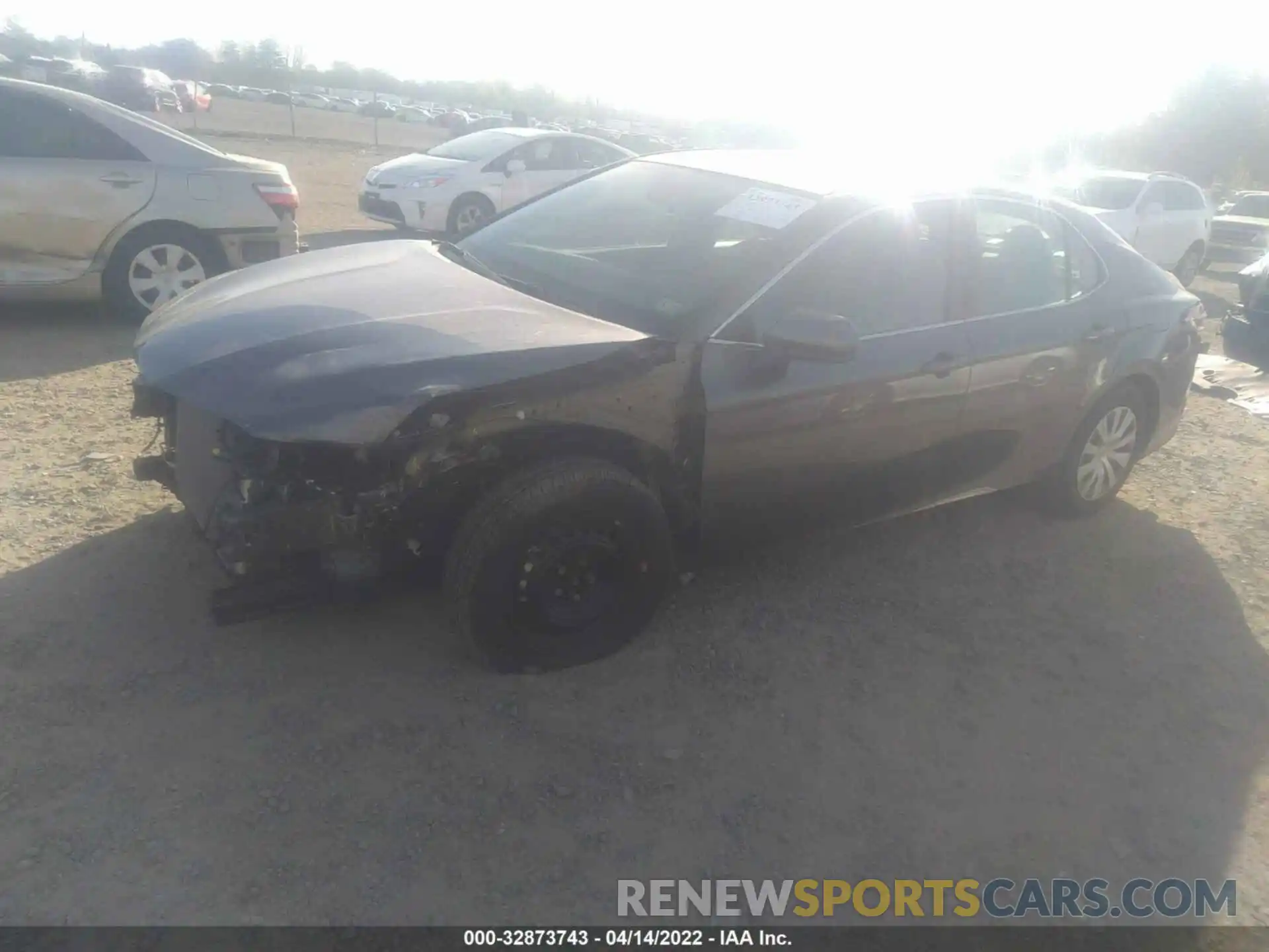 2 Photograph of a damaged car 4T1B31HK2KU514113 TOYOTA CAMRY 2019