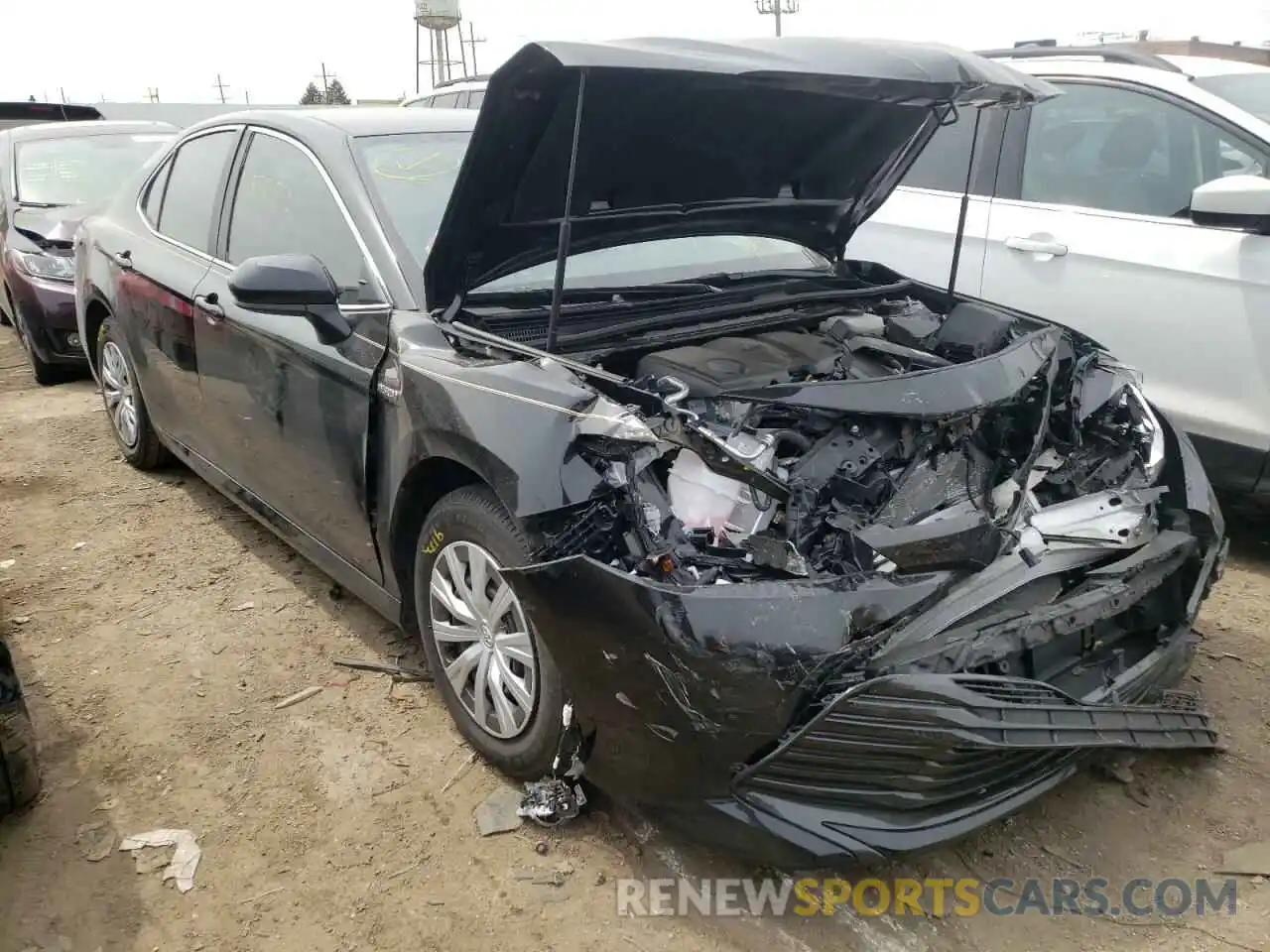 1 Photograph of a damaged car 4T1B31HK2KU516301 TOYOTA CAMRY 2019