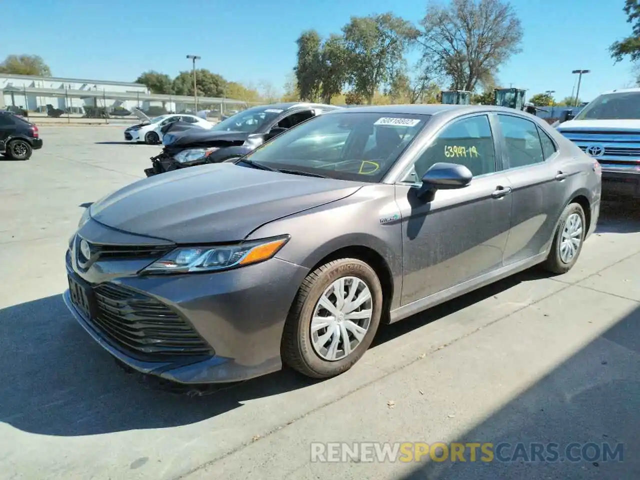 2 Photograph of a damaged car 4T1B31HK3KU006555 TOYOTA CAMRY 2019