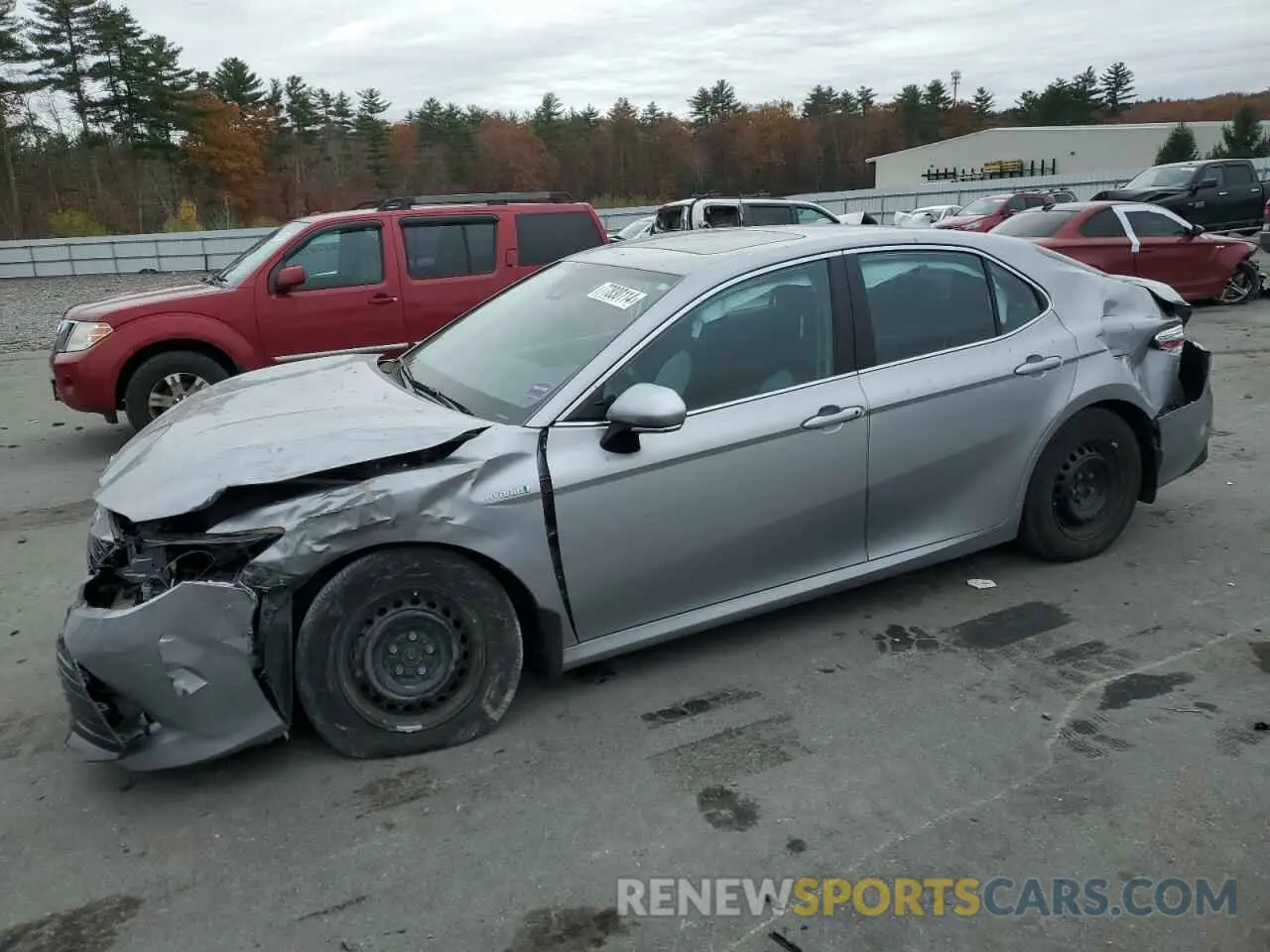 1 Photograph of a damaged car 4T1B31HK3KU509485 TOYOTA CAMRY 2019