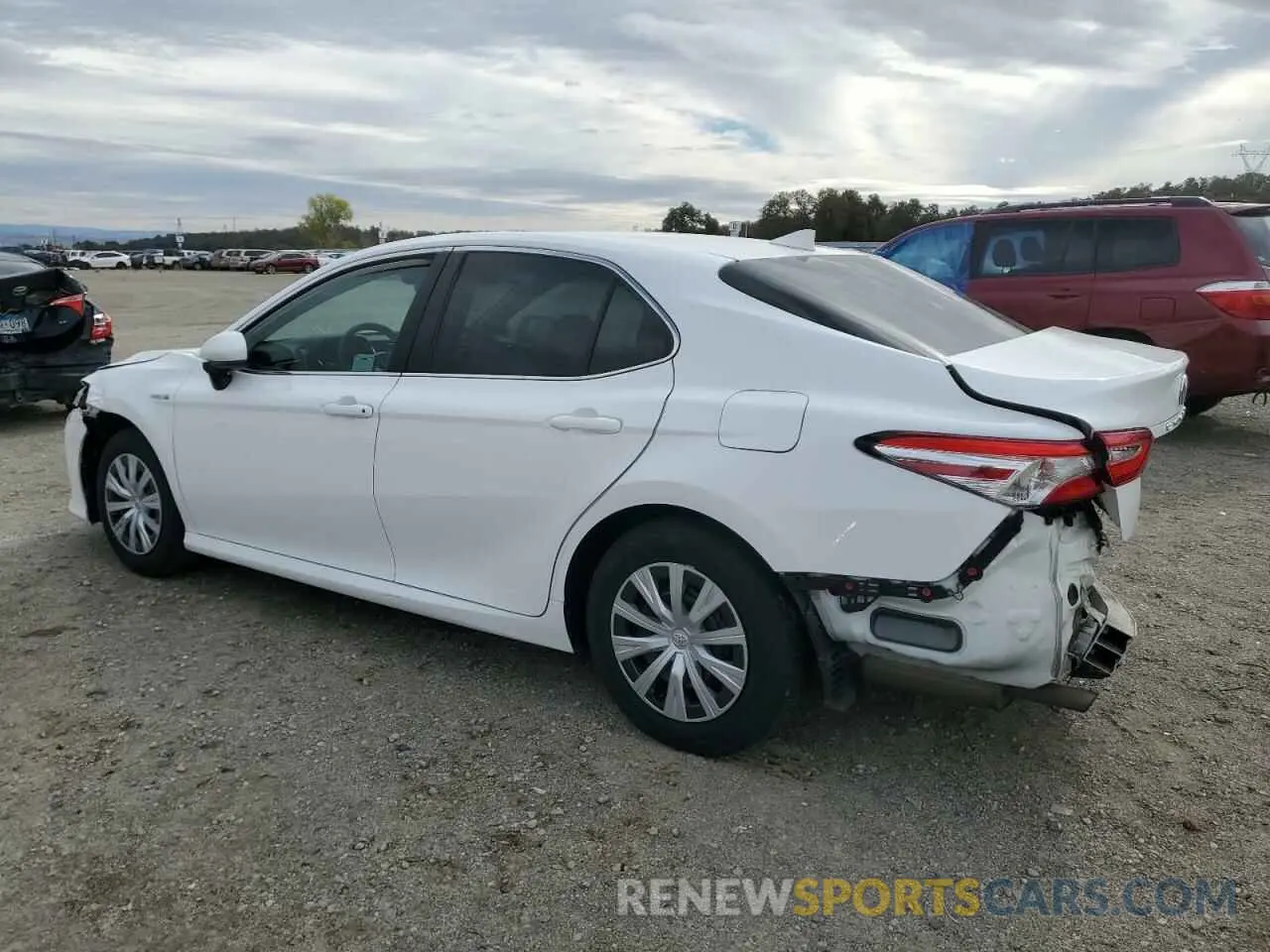 2 Photograph of a damaged car 4T1B31HK3KU513620 TOYOTA CAMRY 2019