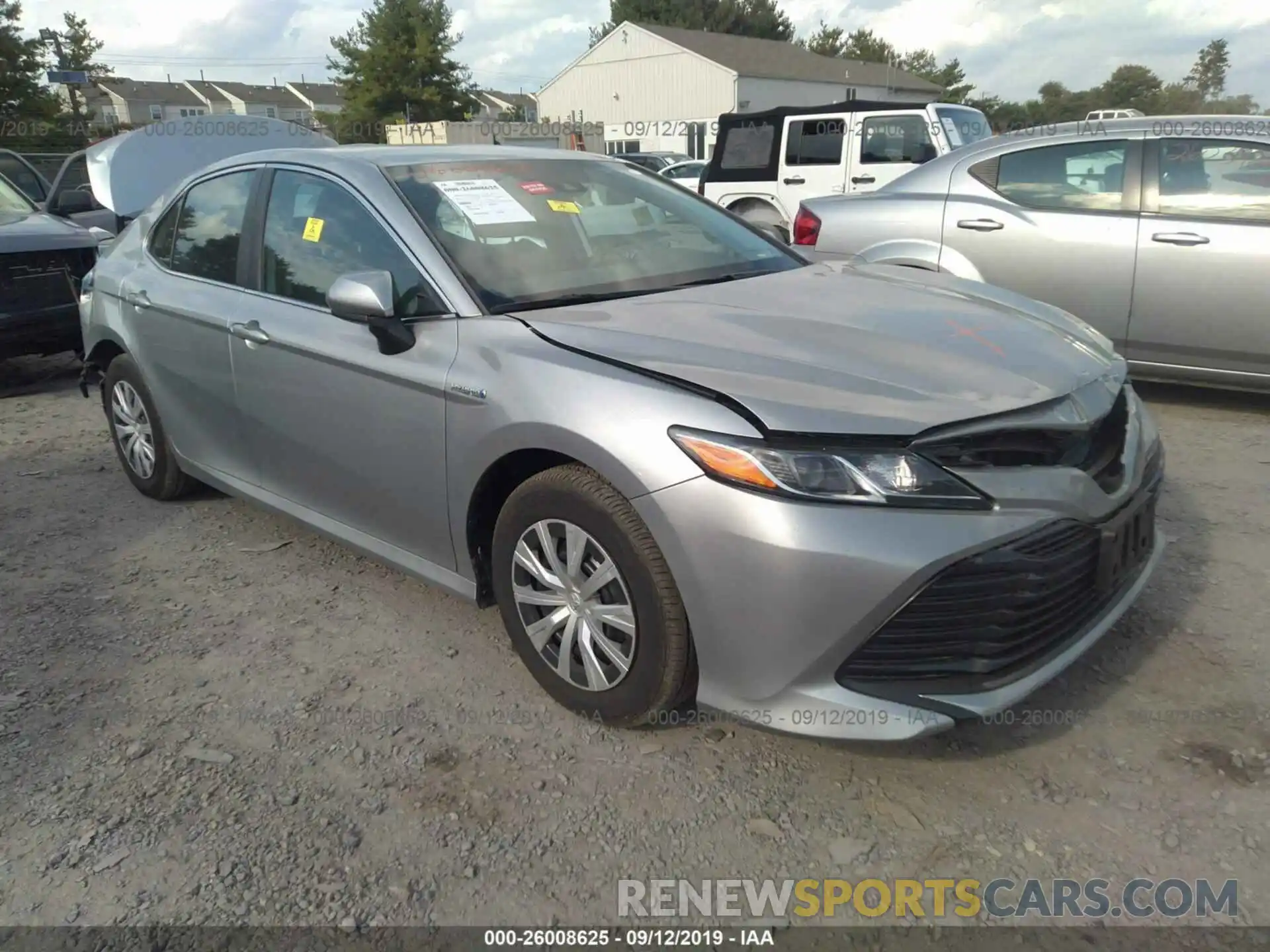 1 Photograph of a damaged car 4T1B31HK4KU006323 TOYOTA CAMRY 2019