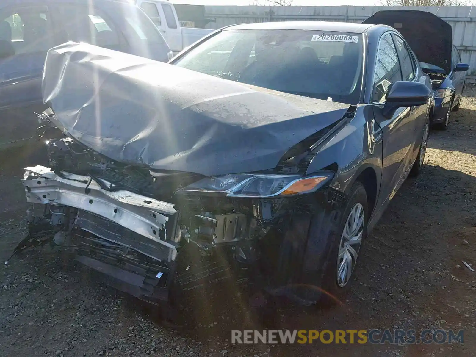 2 Photograph of a damaged car 4T1B31HK5KU005049 TOYOTA CAMRY 2019