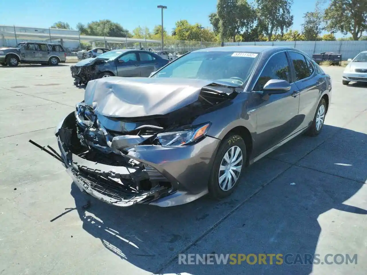 2 Photograph of a damaged car 4T1B31HK5KU513117 TOYOTA CAMRY 2019