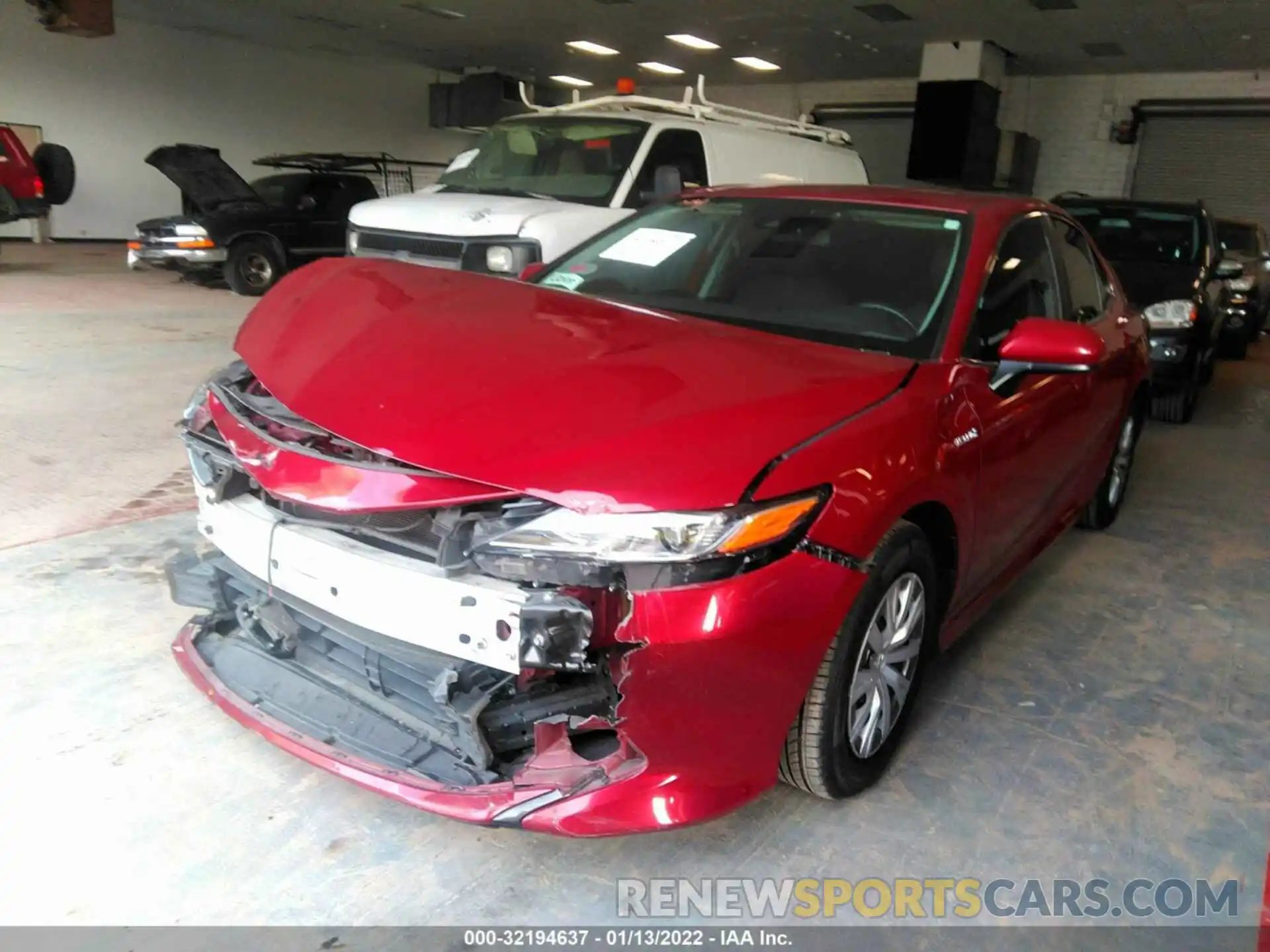 2 Photograph of a damaged car 4T1B31HK6KU007408 TOYOTA CAMRY 2019