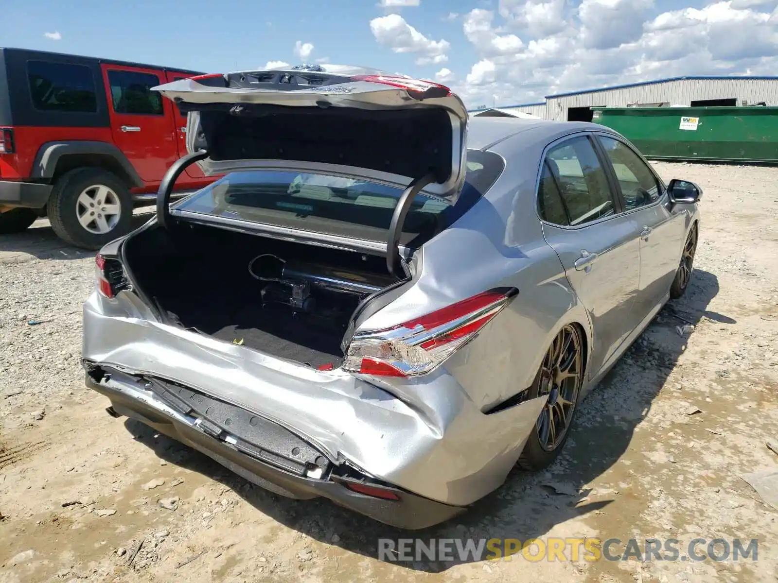 4 Photograph of a damaged car 4T1B31HK6KU008428 TOYOTA CAMRY 2019